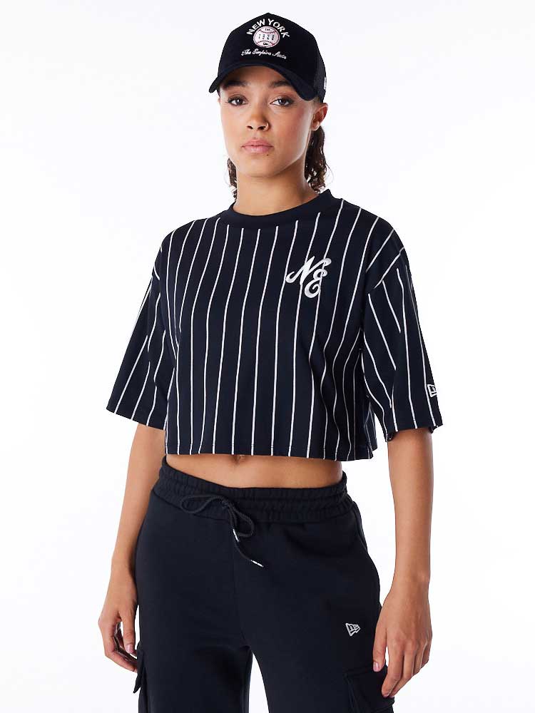 NEW ERA Тениска Z.NE PINSTRIPE CROP TEE
