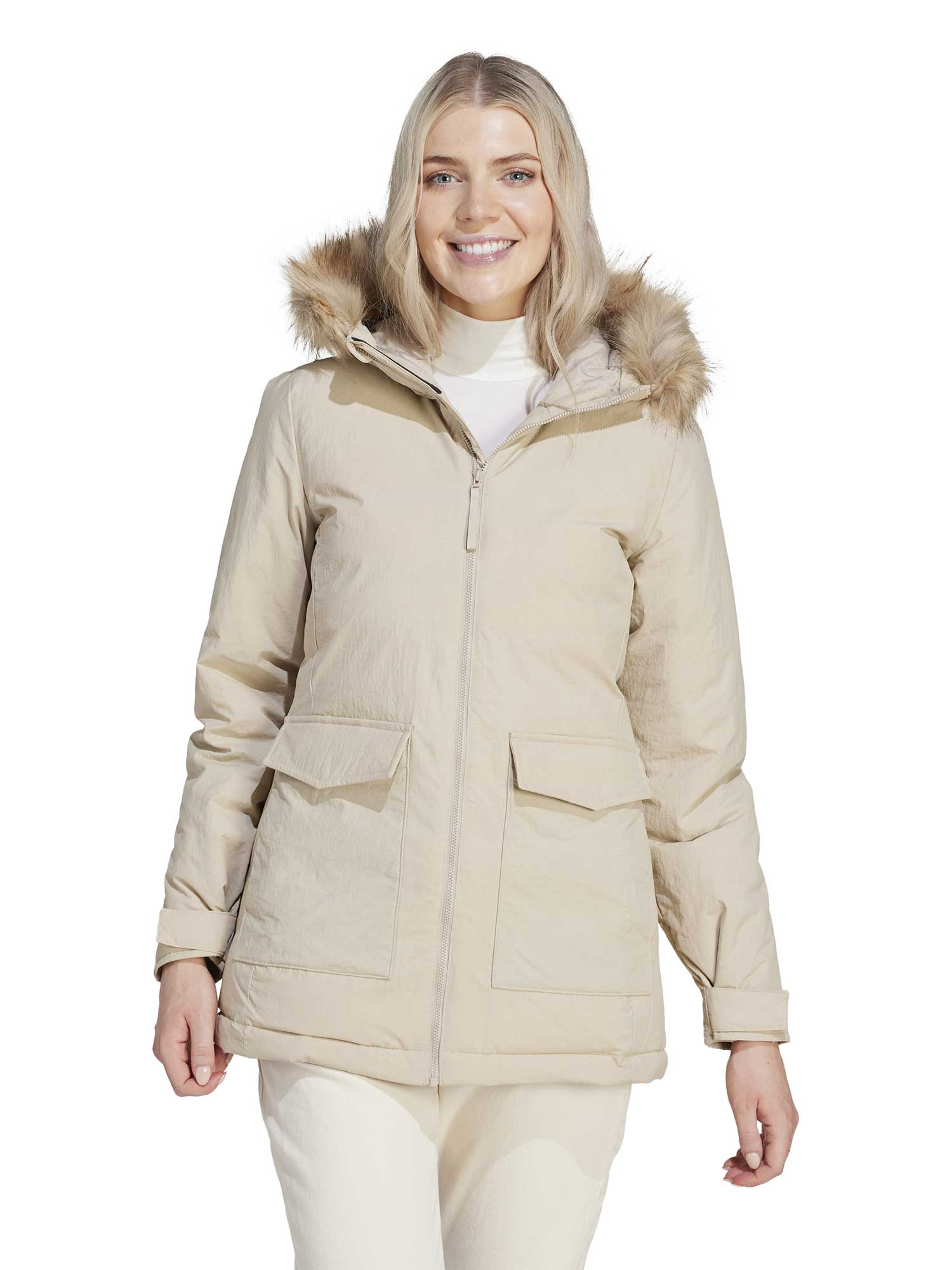 ADIDAS SPORTSWEAR Яке Hooded Fur Parka