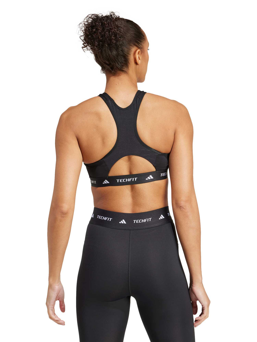ADIDAS PERFORMANCE Спортен сутиен TECHFIT Medium-Support High-Neck