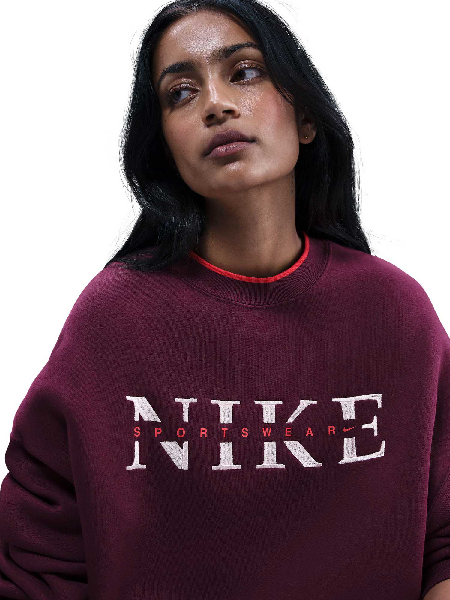 NIKE Блуза W NSW PHNX FLC CREW GLS