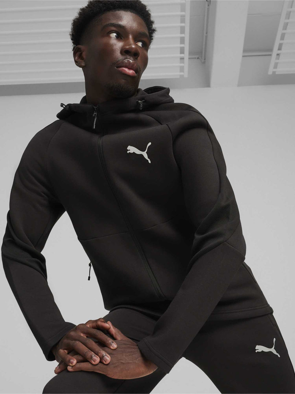 PUMA Суитшърт EVOSTRIPE Full-Zip Hoodie DK