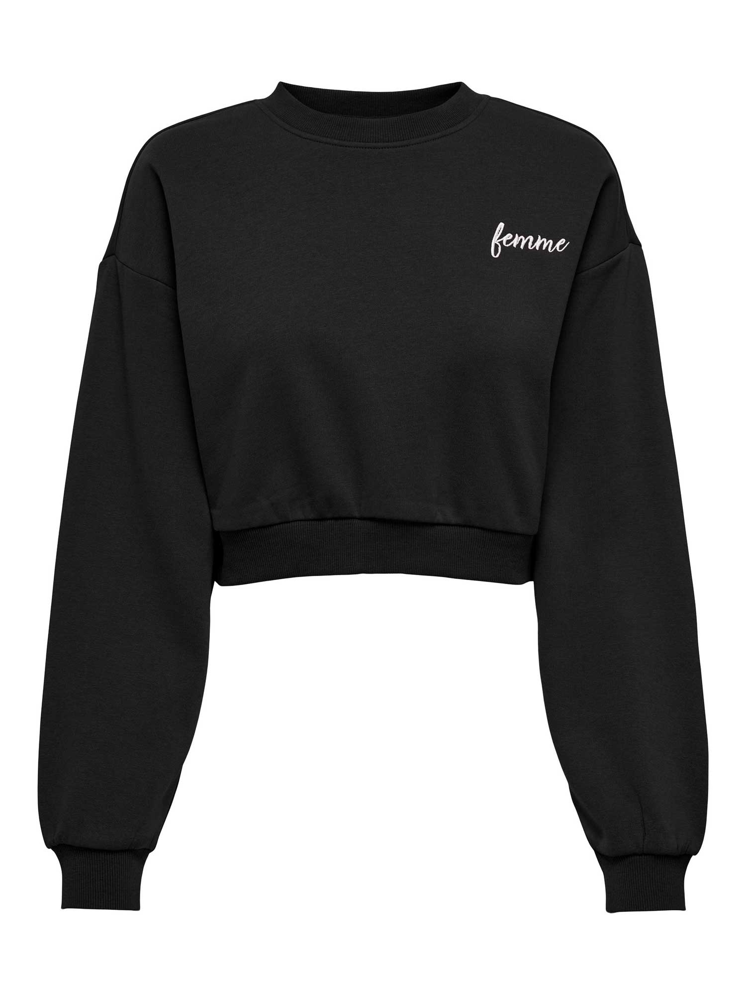 ONLY Блуза ONLODESSA L/S SHORT O-NECK CC SWT