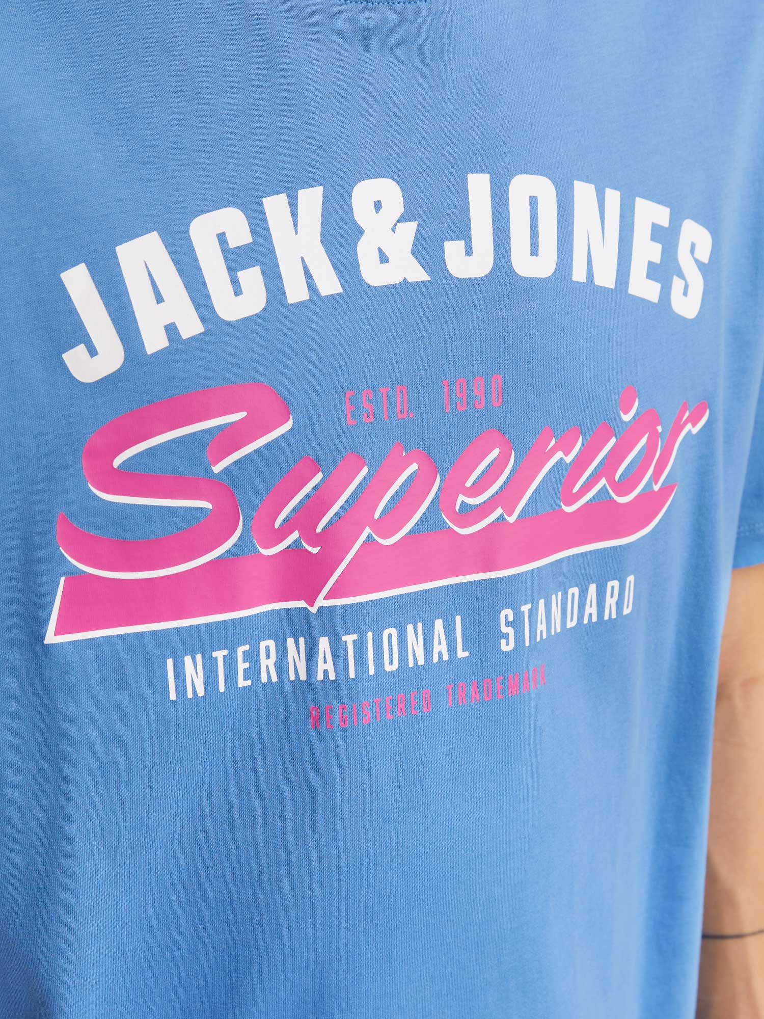 JACK & JONES Тениска JJELOGO TEE SS O-NECK 2 COL SS25 SN