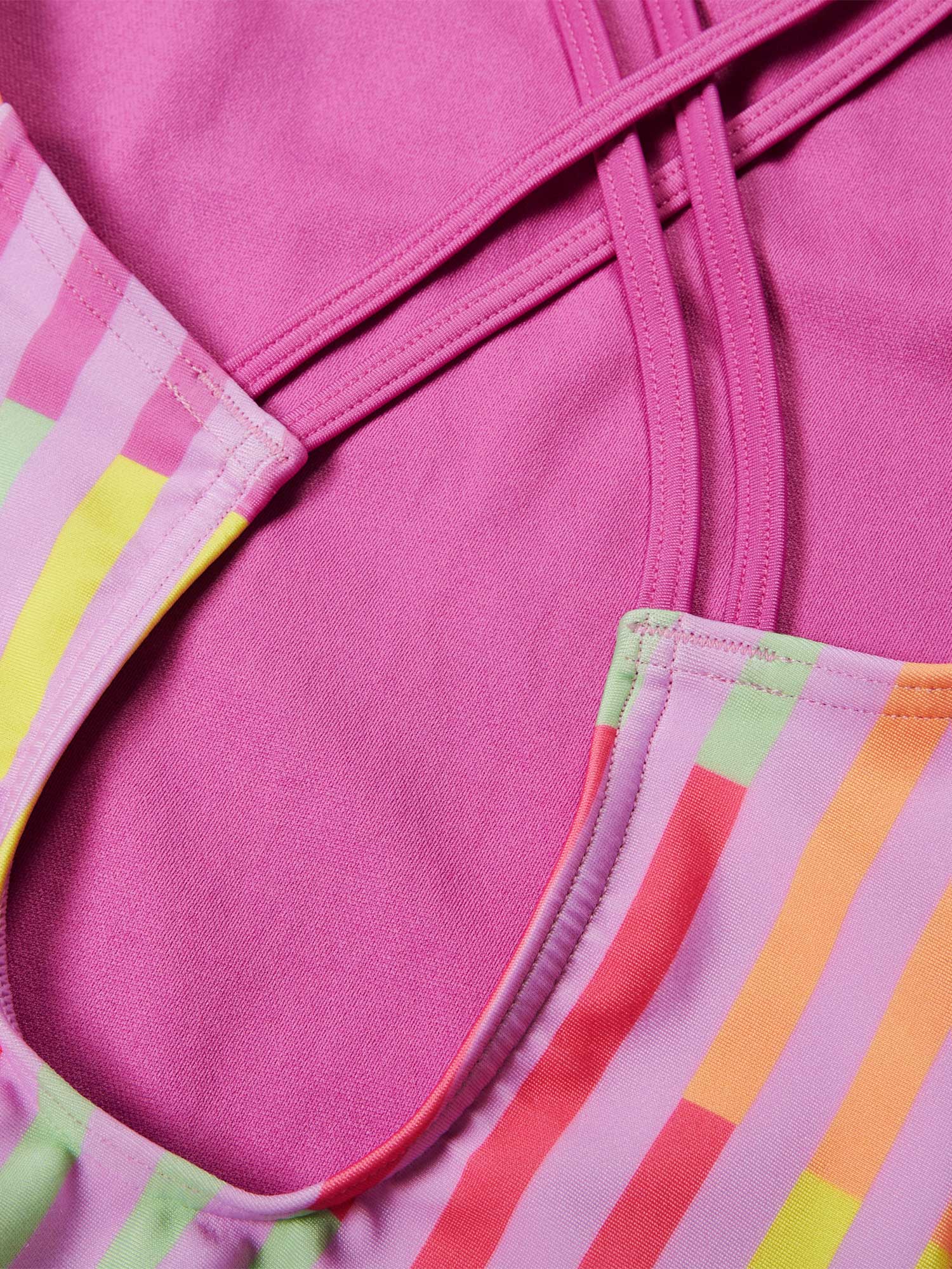 SPEEDO Цял бански GIRLS PRINTED TWINSTRAP