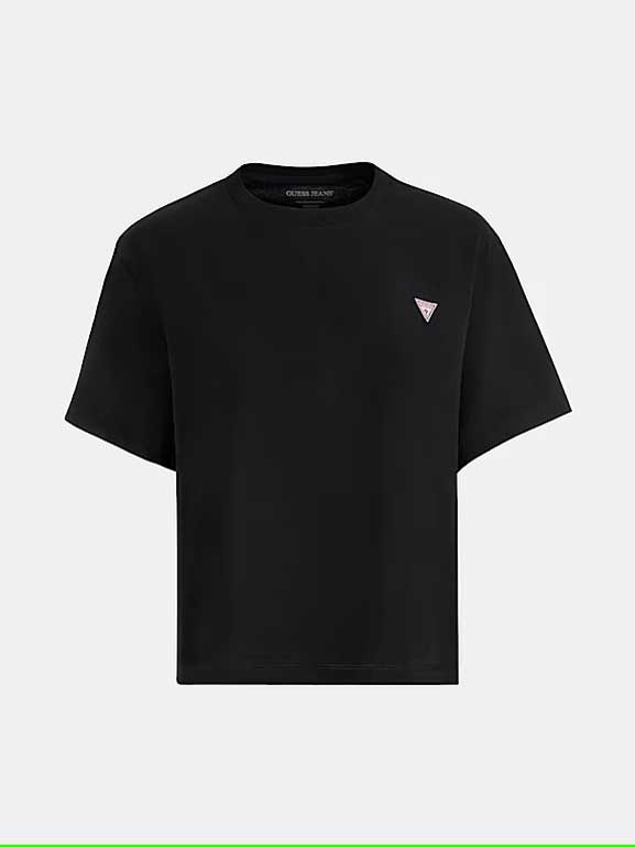 GUESS JEANS Тениска GJ SS CN BOXY MINI TRIANG TEE