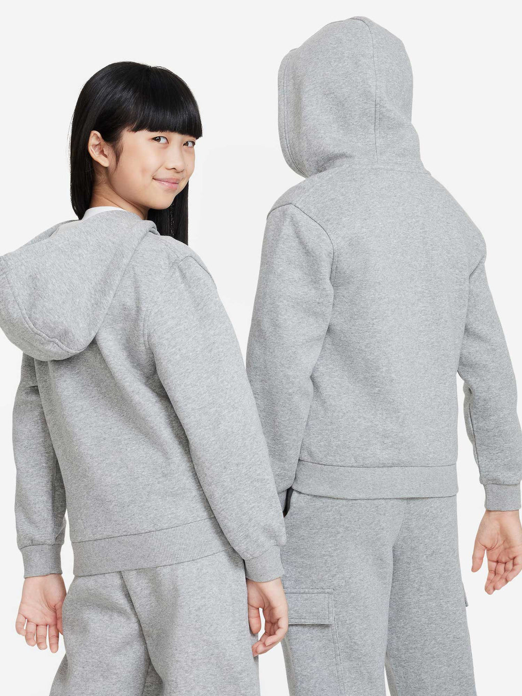 NIKE Суитшърт K NSW CLUB FLC HD FZ LS HBR