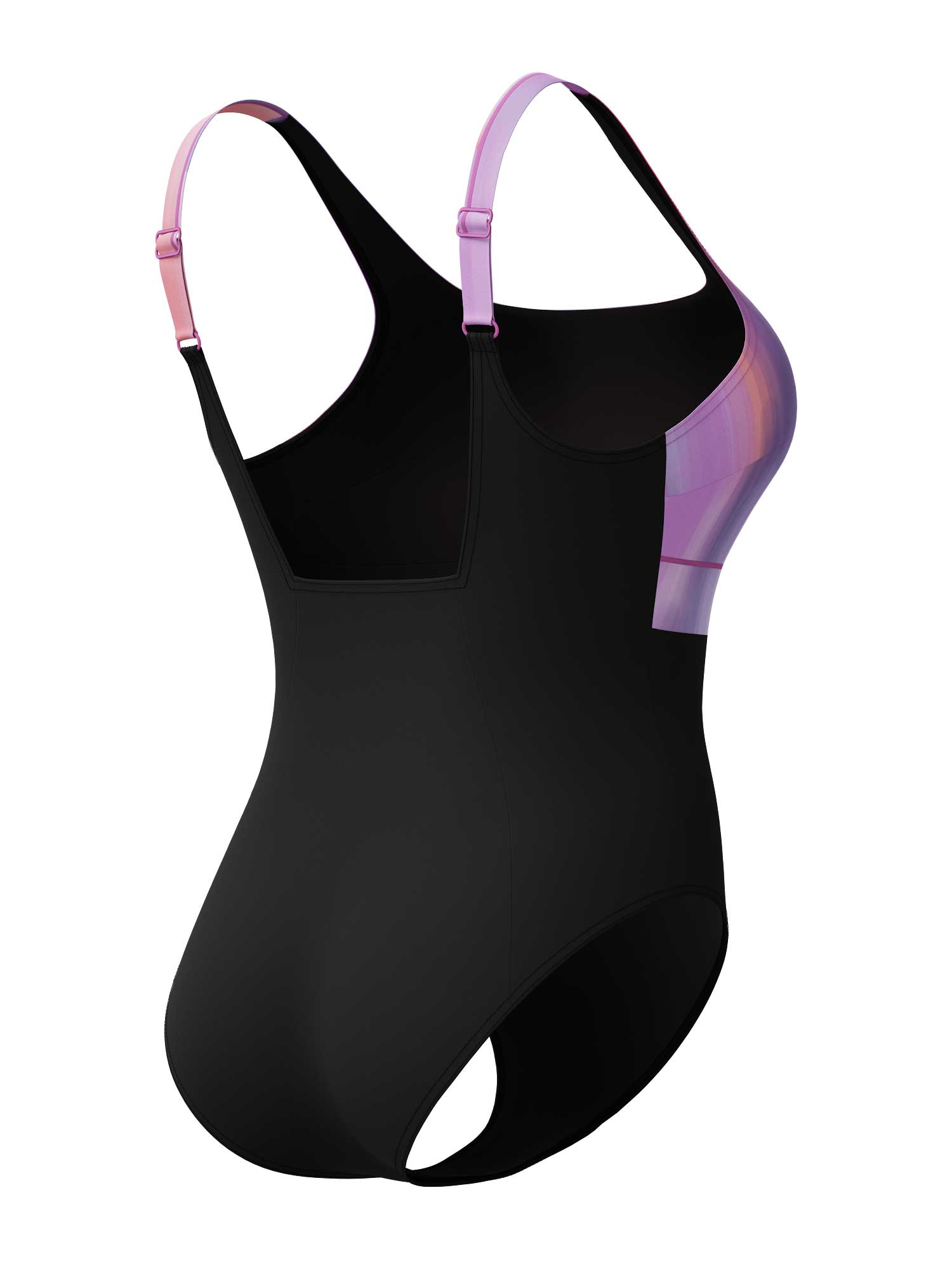 SPEEDO Цял бански WOMENS SHAPING CONTOURECLIPSE PRINTED