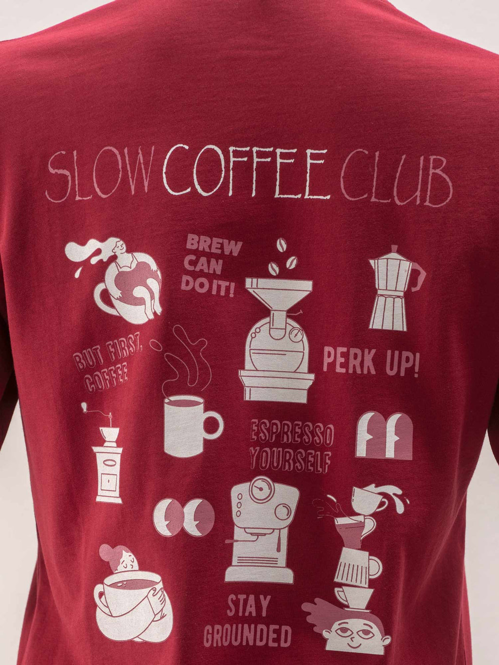 BRILLE Тениска SLOW COFFEE