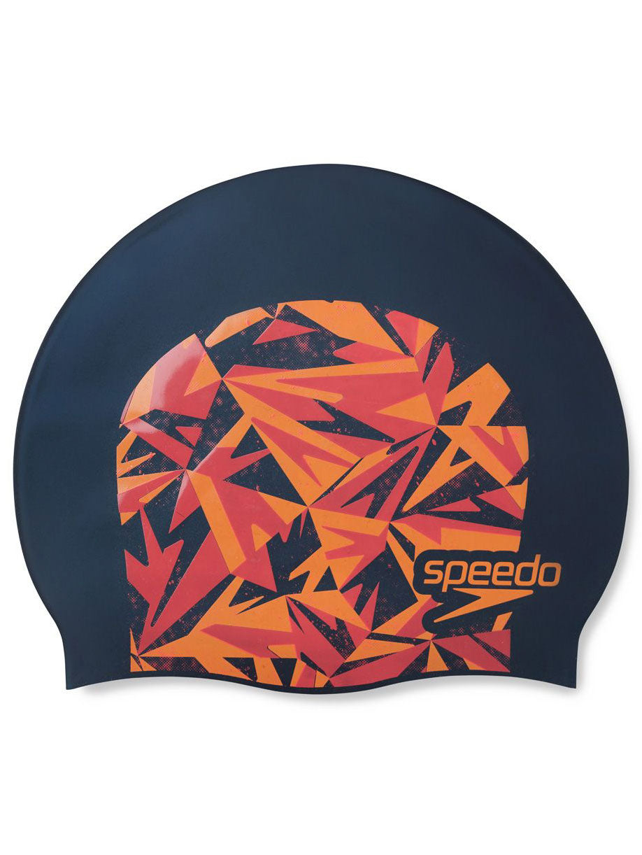 SPEEDO Плувна шапка HYPER BOOM SLOGAN PRT CAP JU