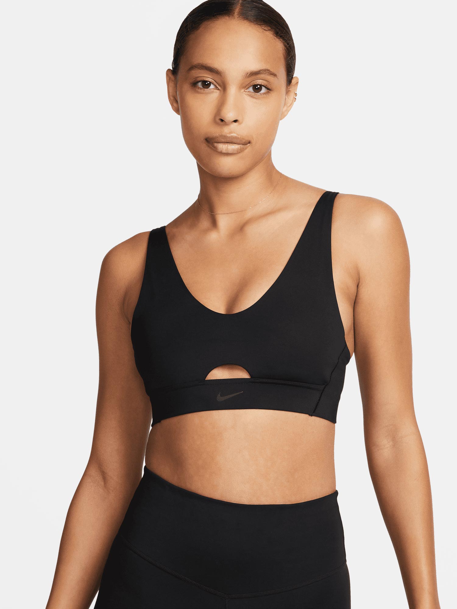 NIKE Спортен сутиен W NK DF INDY PLUNGE CUTOUT BRA