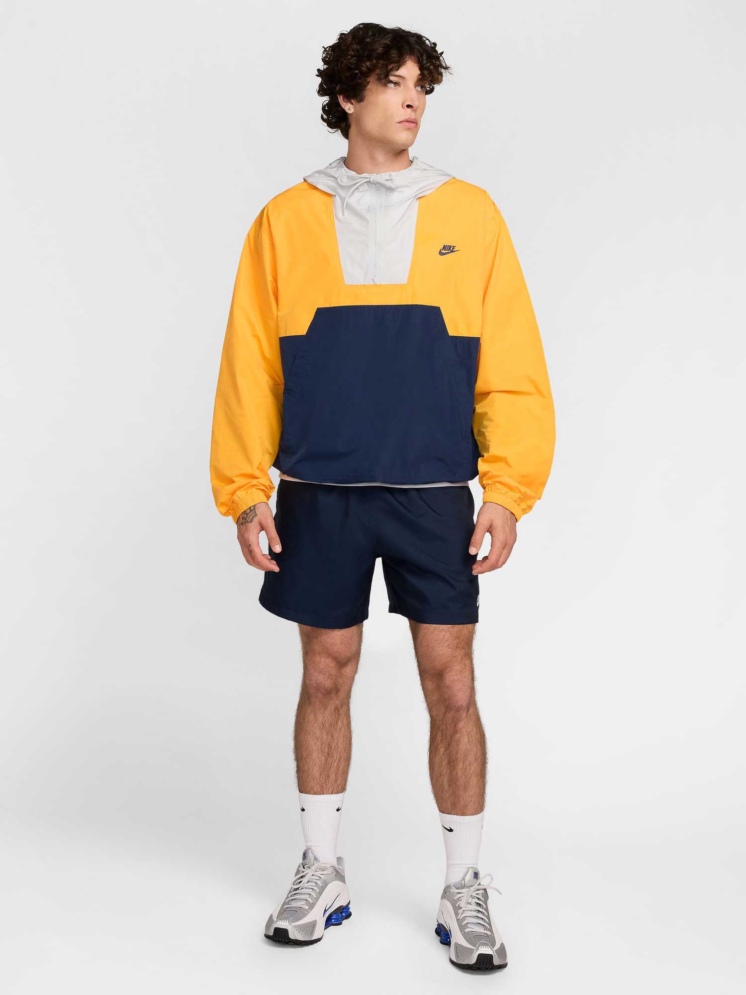 NIKE Суитшърт M NK CLUB MARINA ANRK GFX