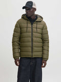 JACK & JONES Яке JCOPOINT PU PUFFER JACKET BF