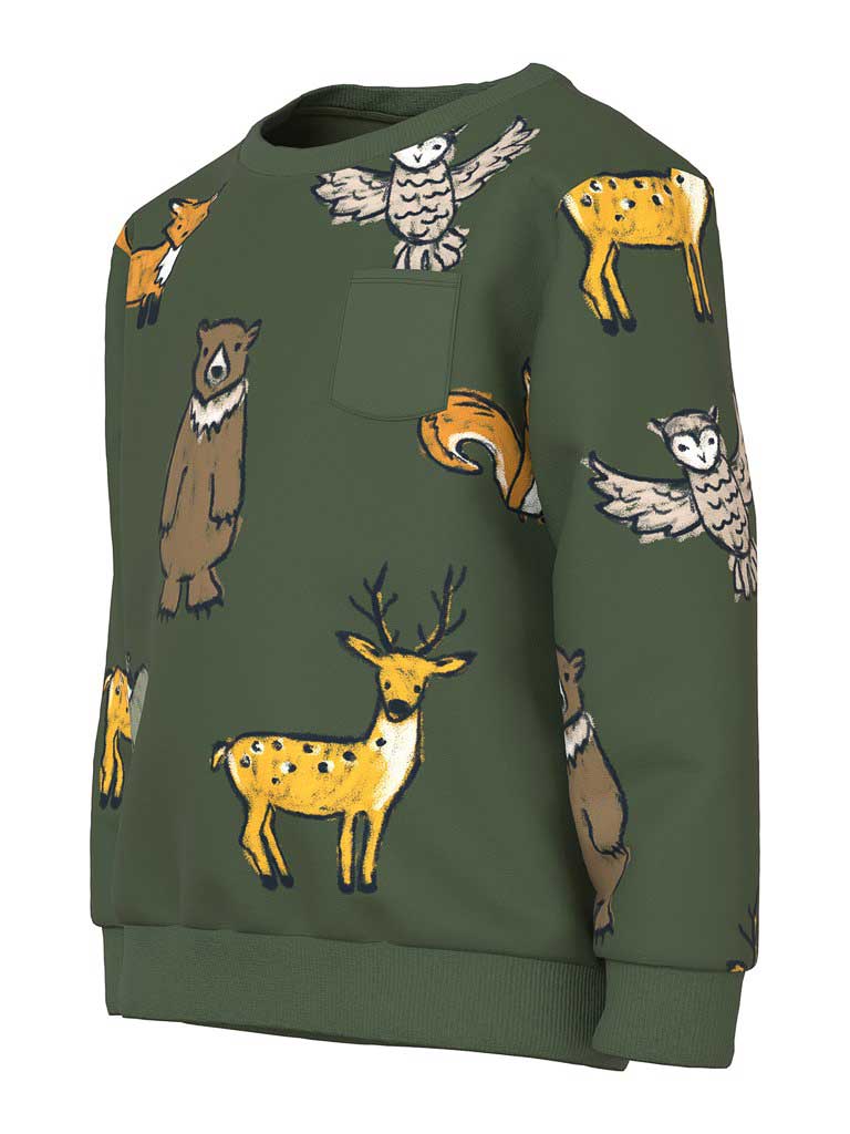 NAME IT Блуза NMMOSVALD SWEAT BRU BOX