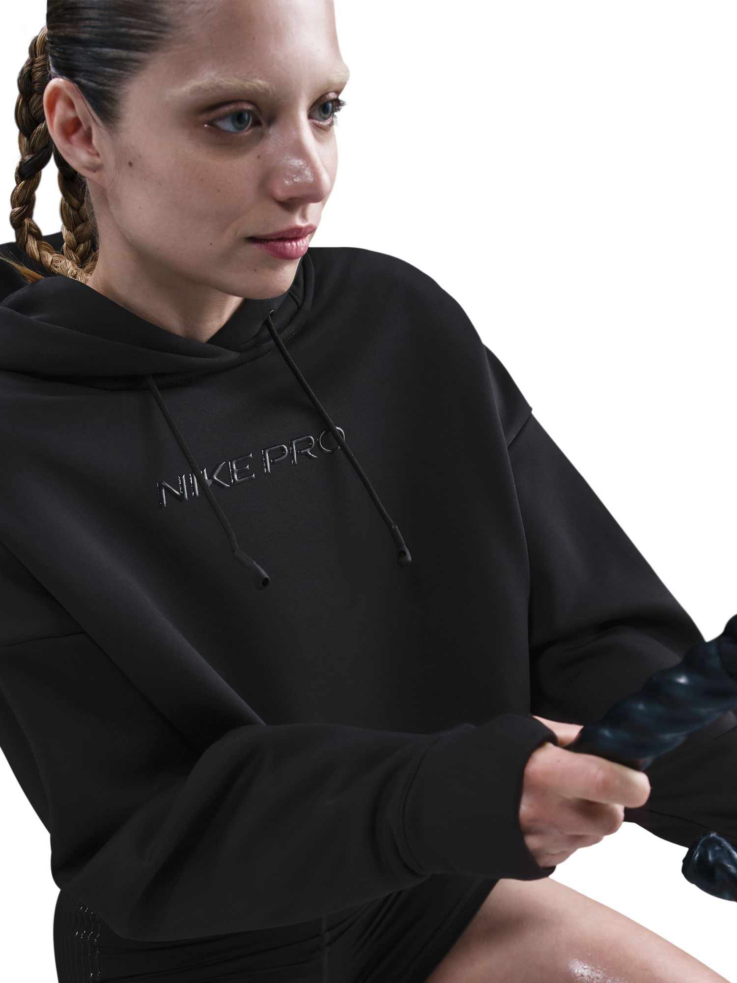 NIKE Суитшърт W NP TF FLC HOODIE GG GRX