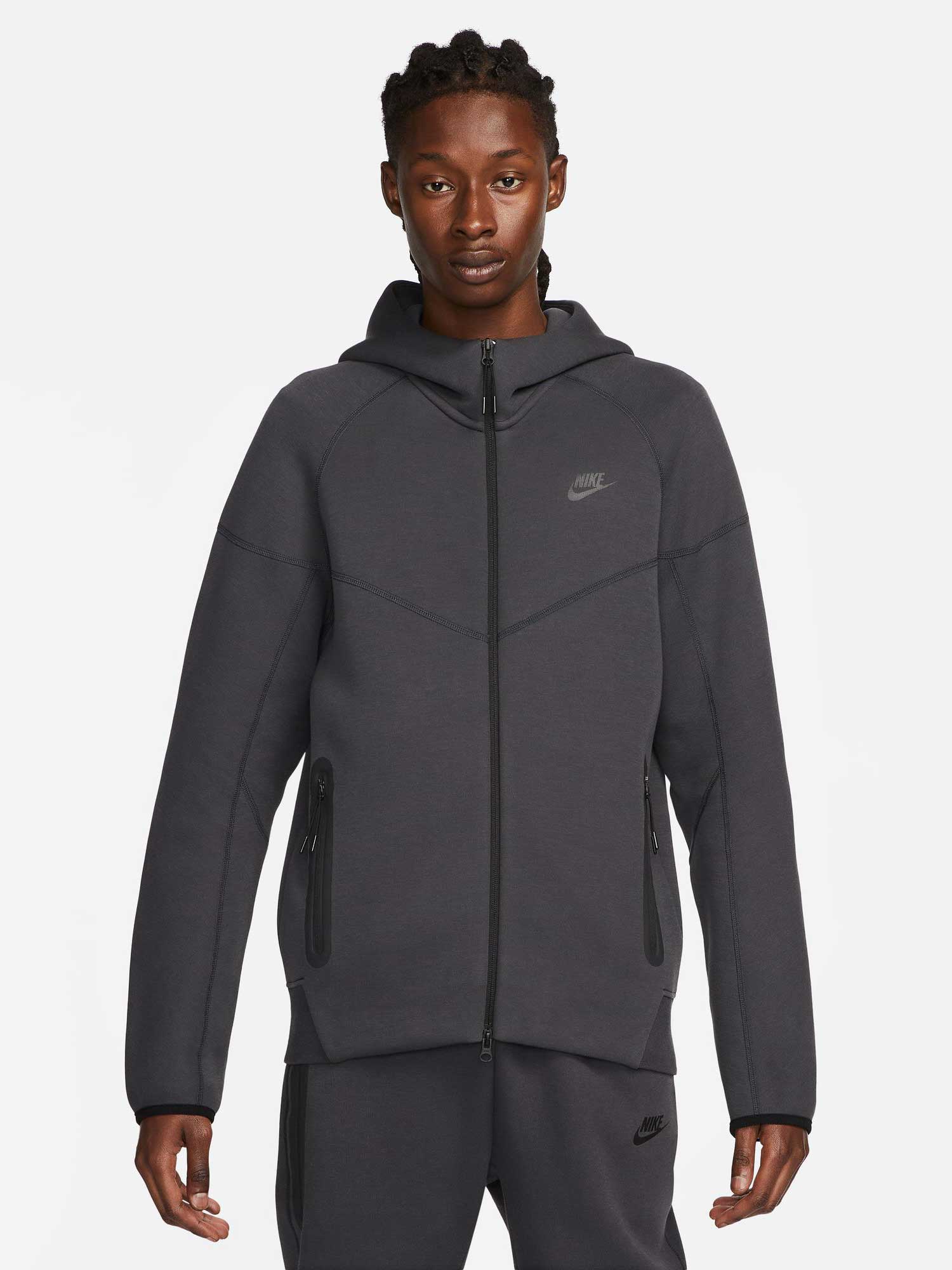 NIKE Суитшърт M NK TCH FLC FZ WR HOODIE