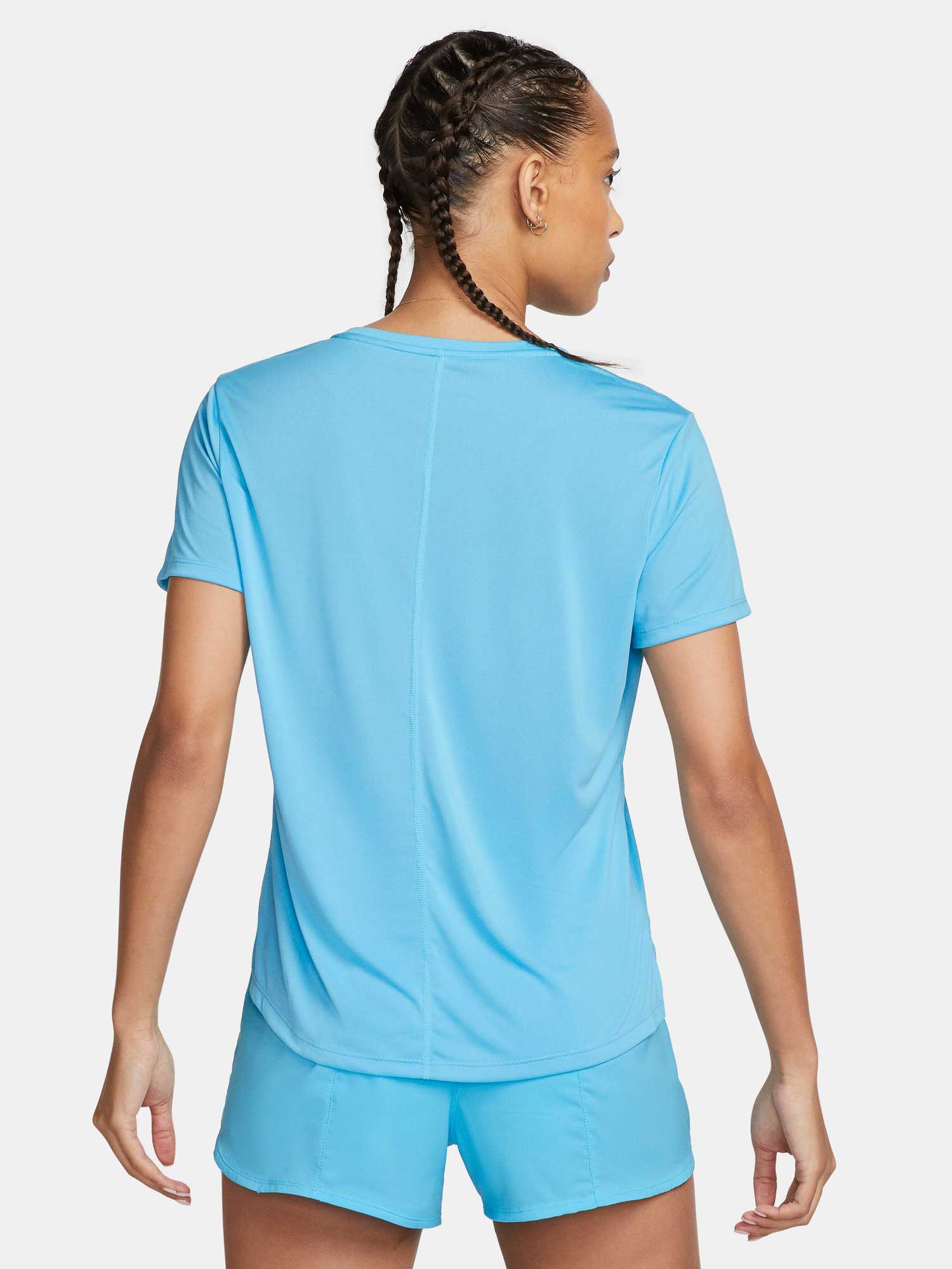 NIKE Тениска W NK ONE DF SWSH HBR SS