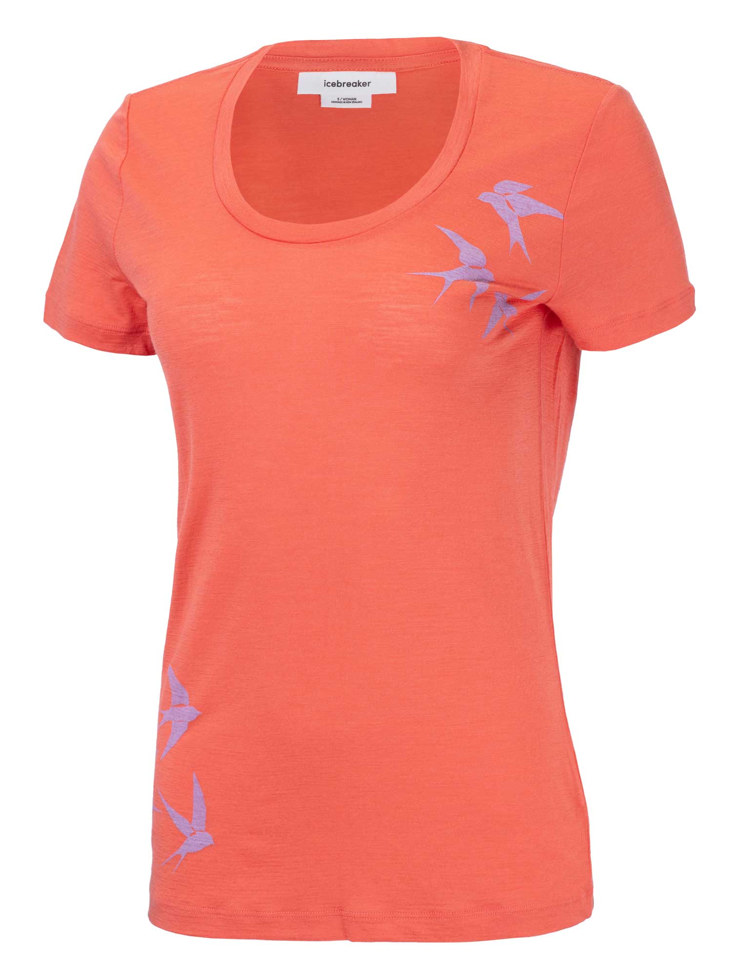 ICEBREAKER Тениска W Tech Lite II SS Scoop Tee Swarming Shape