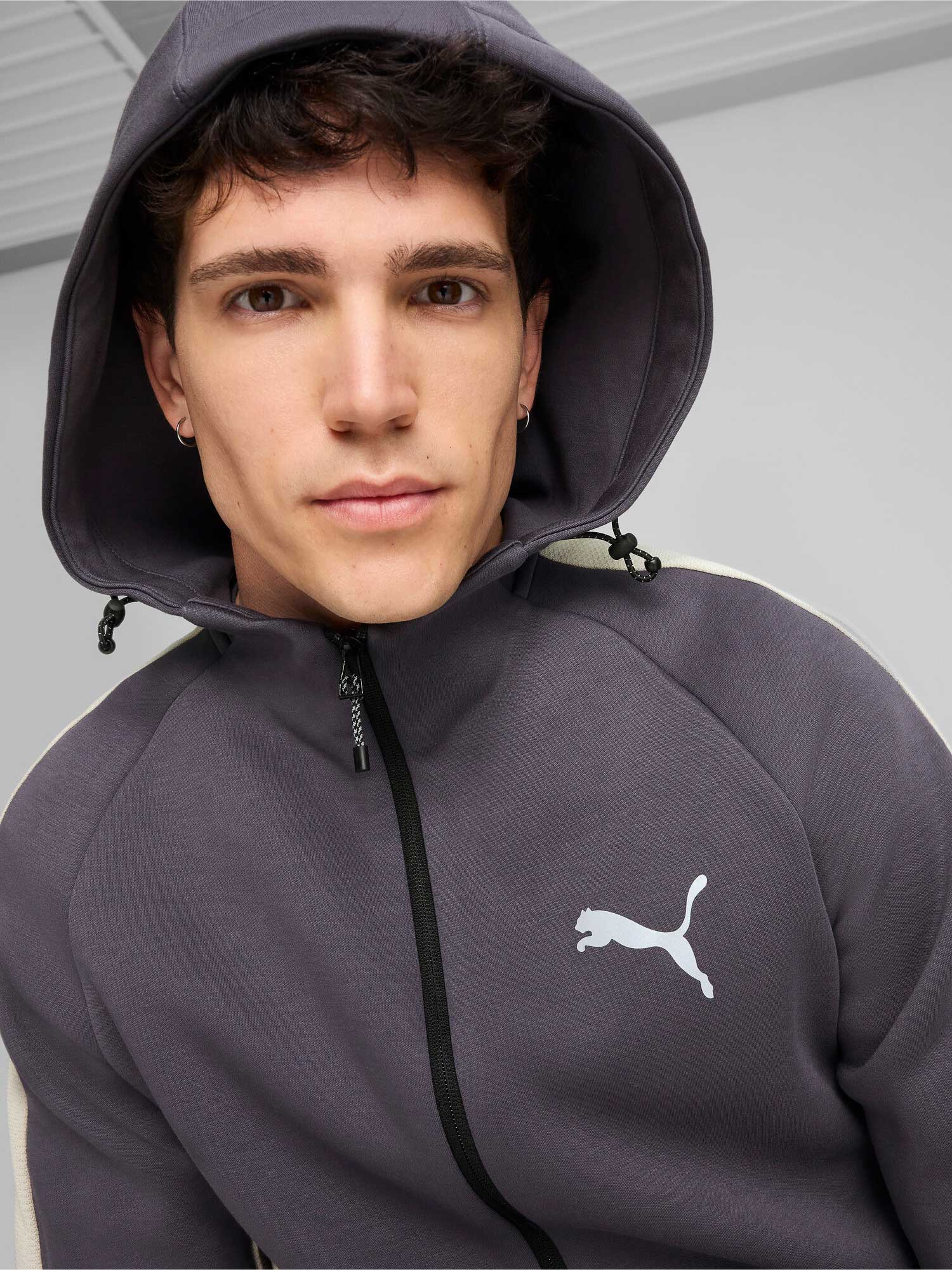 PUMA Суитшърт EVOSTRIPE Full-Zip Hoodie DK