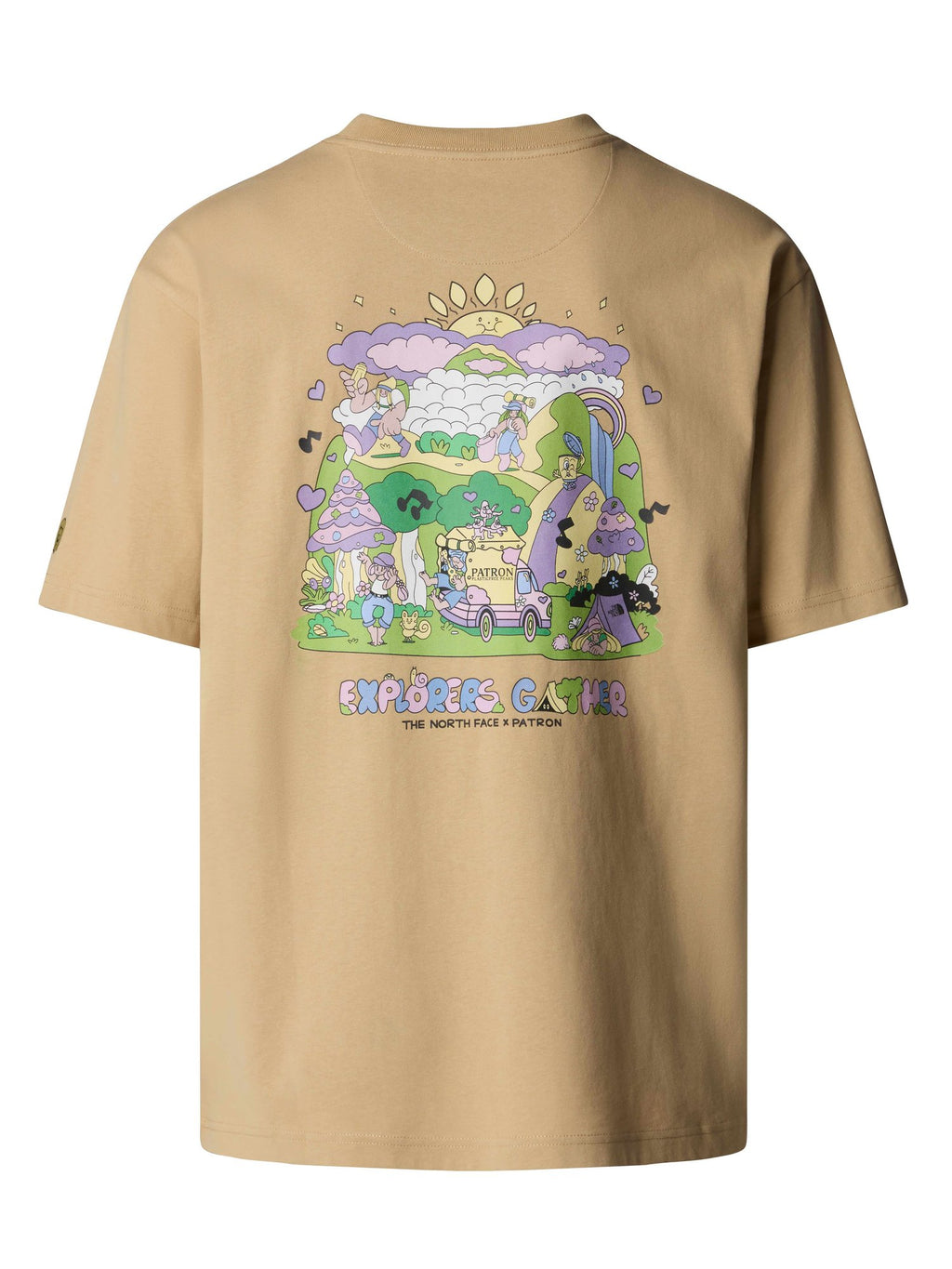 THE NORTH FACE Тениска U SS MOUNTAIN CLEANUP OVERSIZED TEE