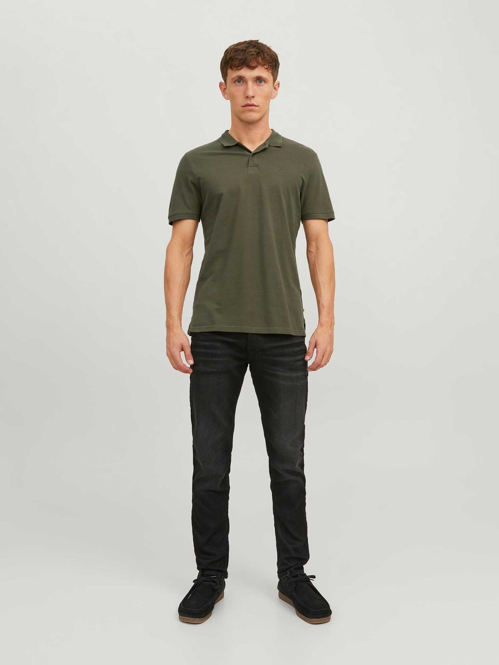 JACK & JONES Тениска JJEBASIC POLO SS NOOS
