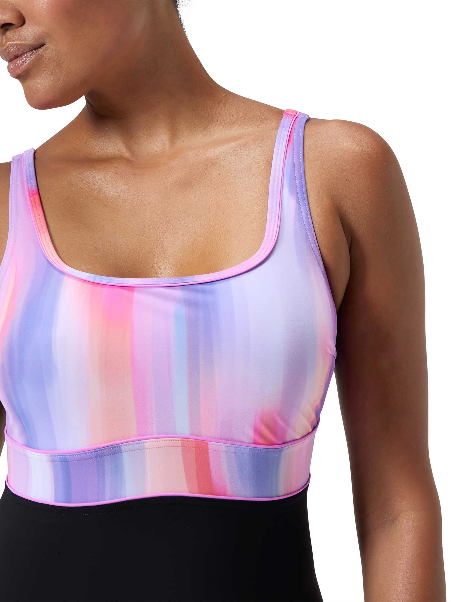 SPEEDO Цял бански WOMENS SHAPING CONTOURECLIPSE PRINTED