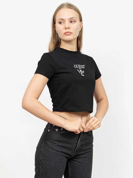 GUESS Тениска COLETTE CROP TEE
