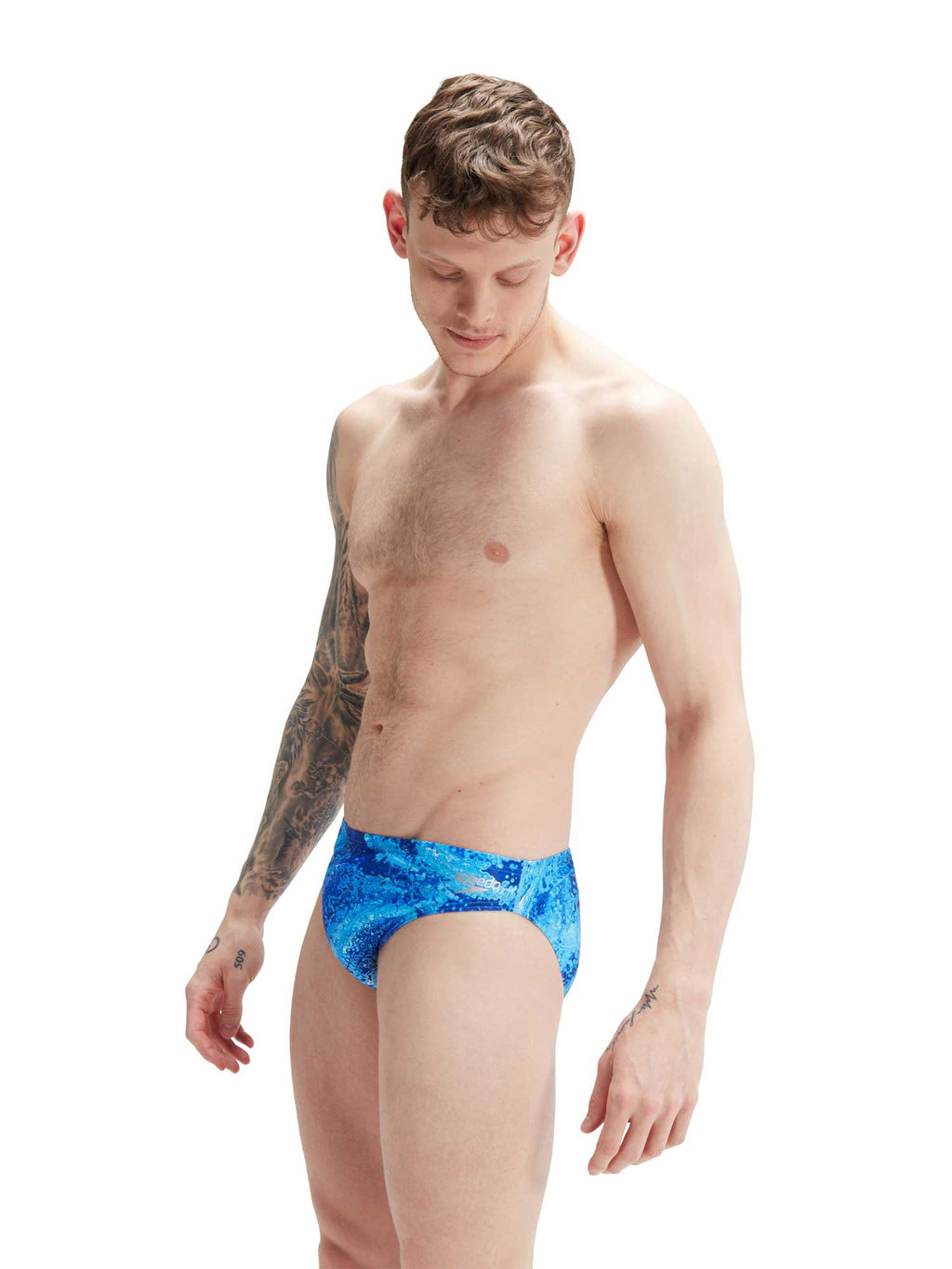 SPEEDO Бански ALLOVER 7CM DIGITAL BRIEF