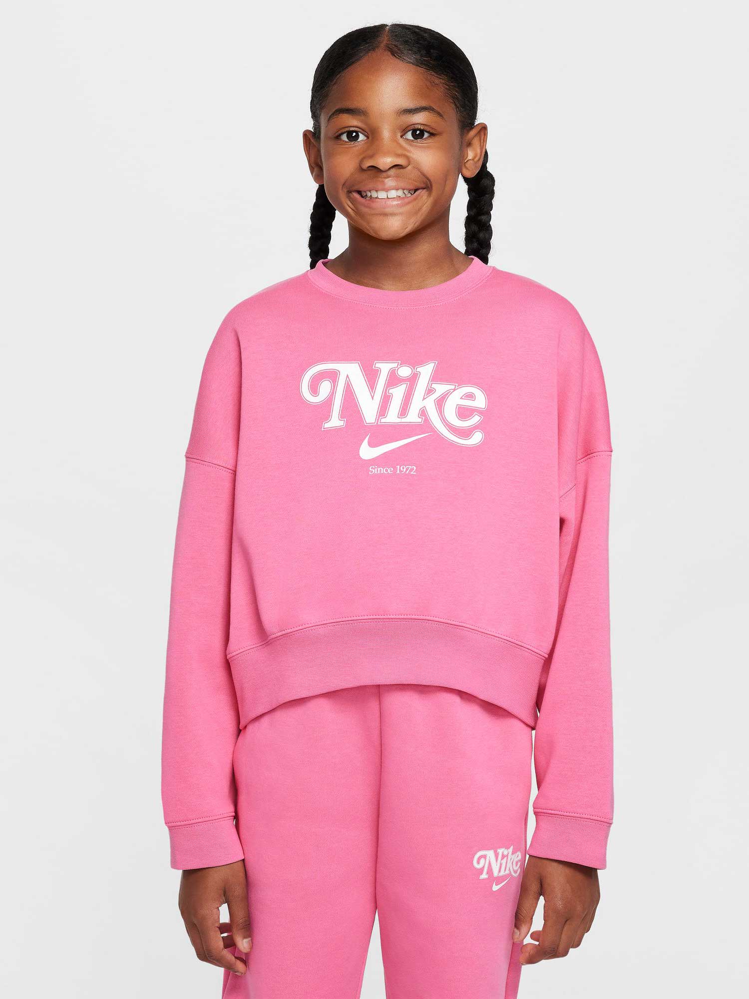 NIKE Блуза G NSW TREND FLC CRP CREW