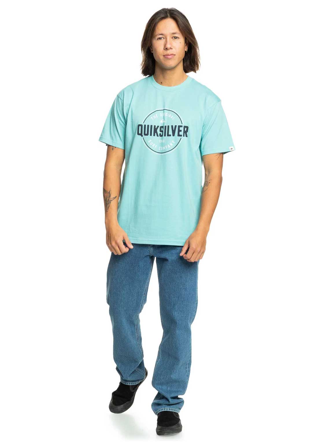 QUIKSILVER Тениска CIRCLE UP SS