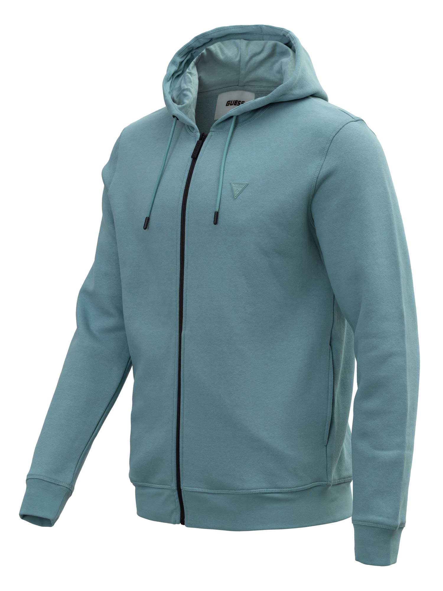 GUESS Суитшърт ALDWIN ZIP HOODED SWEATSHIRT