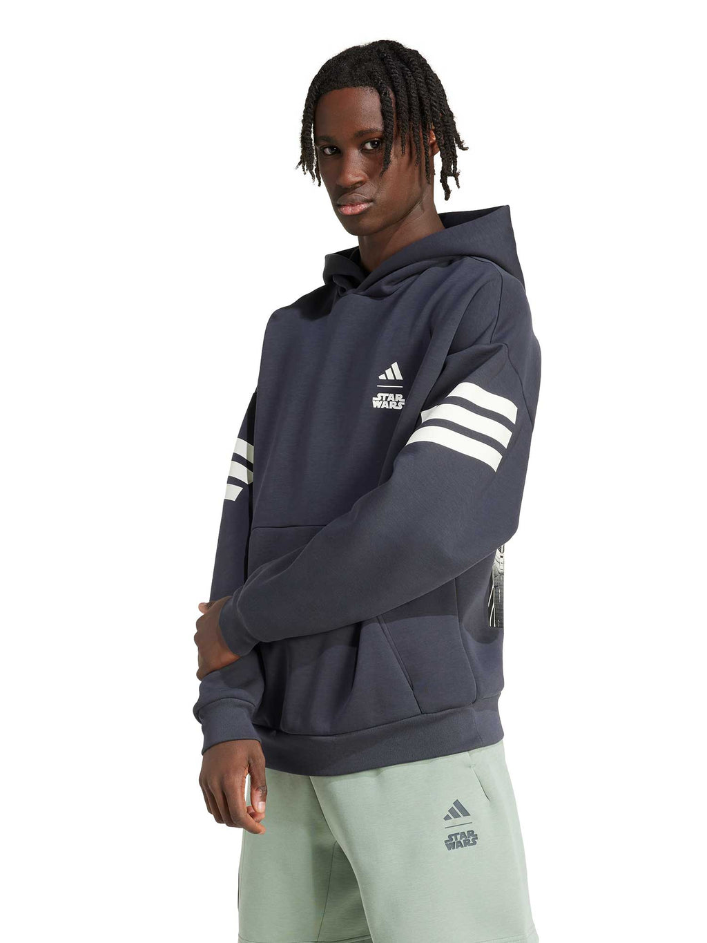 ADIDAS SPORTSWEAR Суитшърт x Star Wars The Mandalorian Hoodie Back