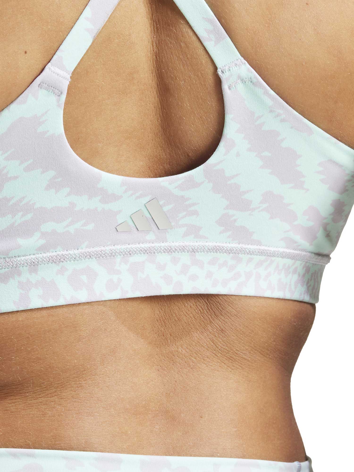 ADIDAS PERFORMANCE Спортен сутиен All Me Light-Support Allover Print