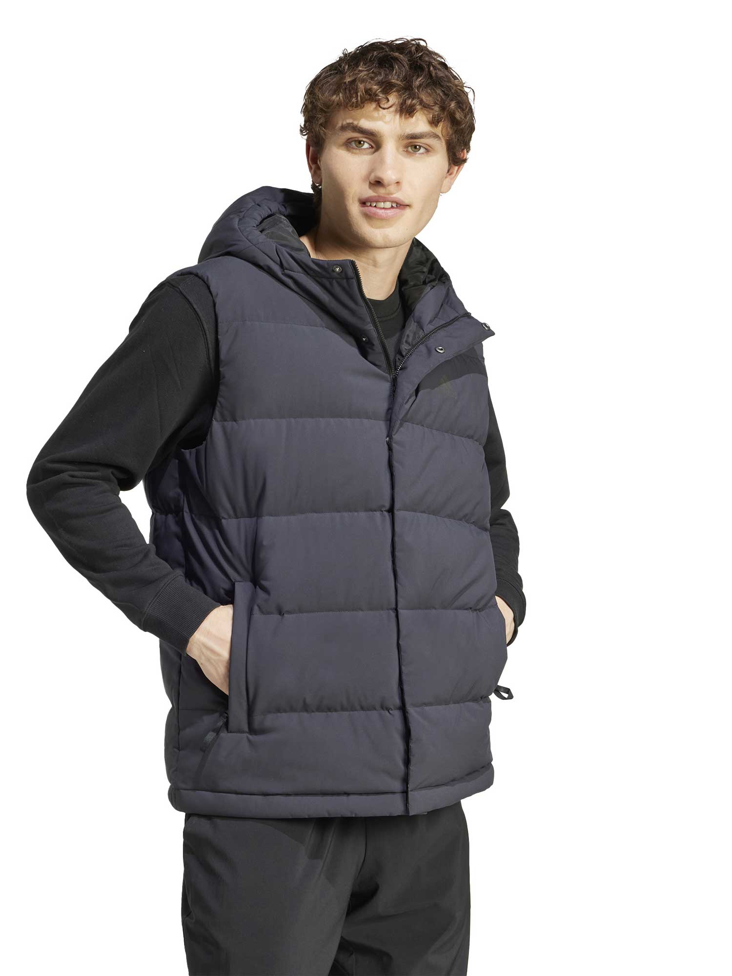 ADIDAS SPORTSWEAR Елек Helionic Hooded Down Vest