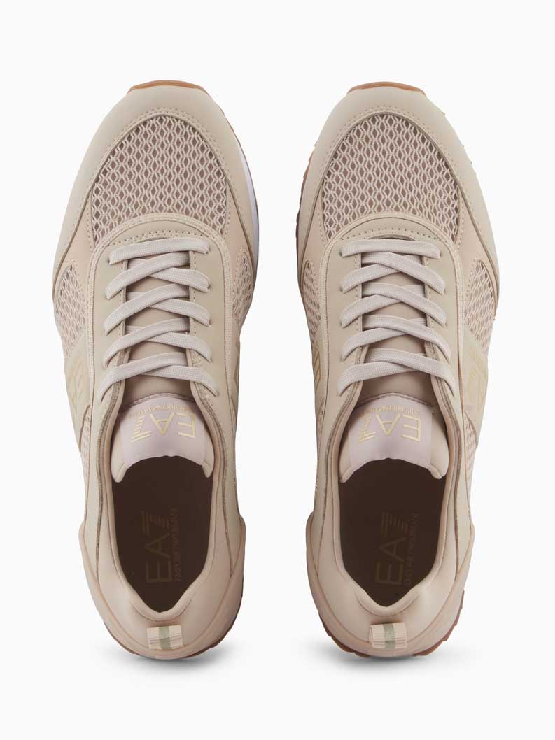 EA7 Emporio Armani Обувки SNEAKER BLACK AND WHITE