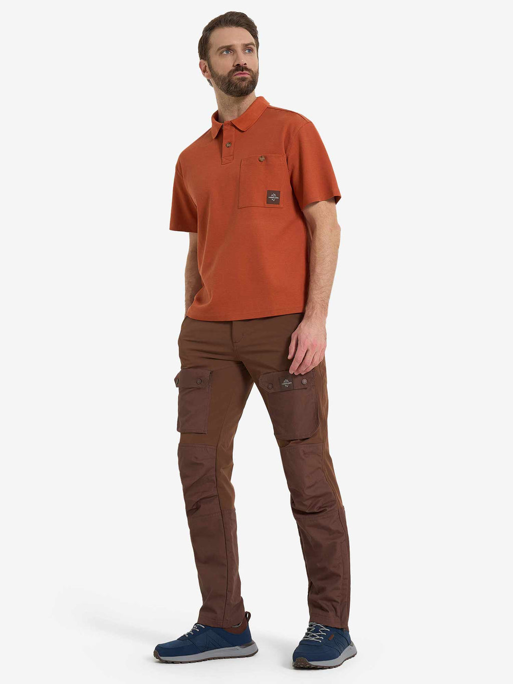 CORDILLERO Тениска Travel Male Polo Best textured fabric