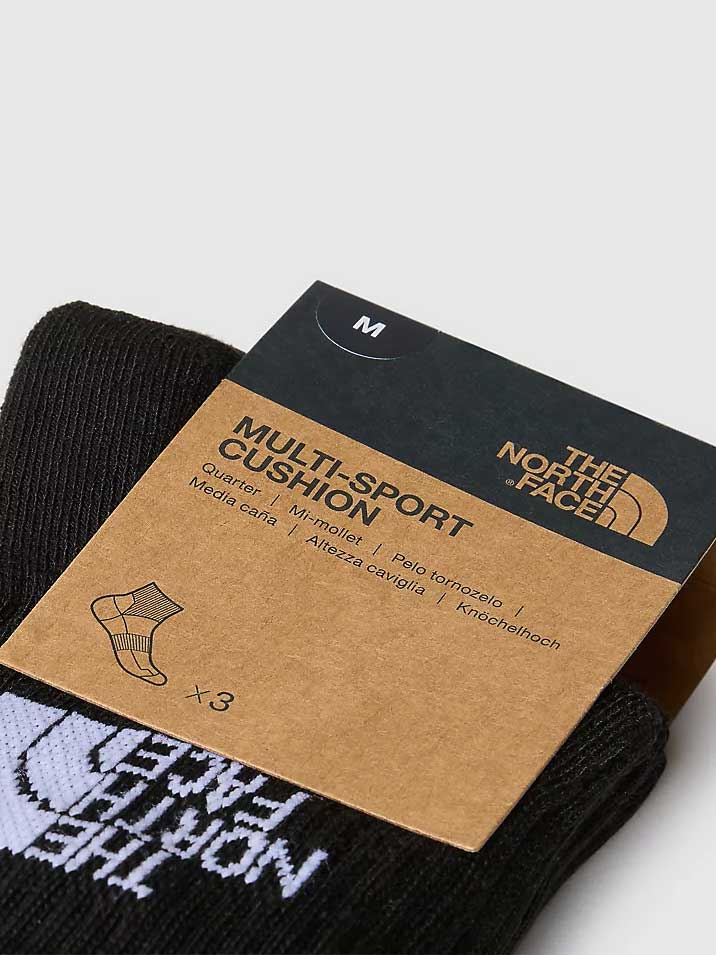 THE NORTH FACE Чорапи MULTI SPORT CUSH QUARTER SOCK 3P