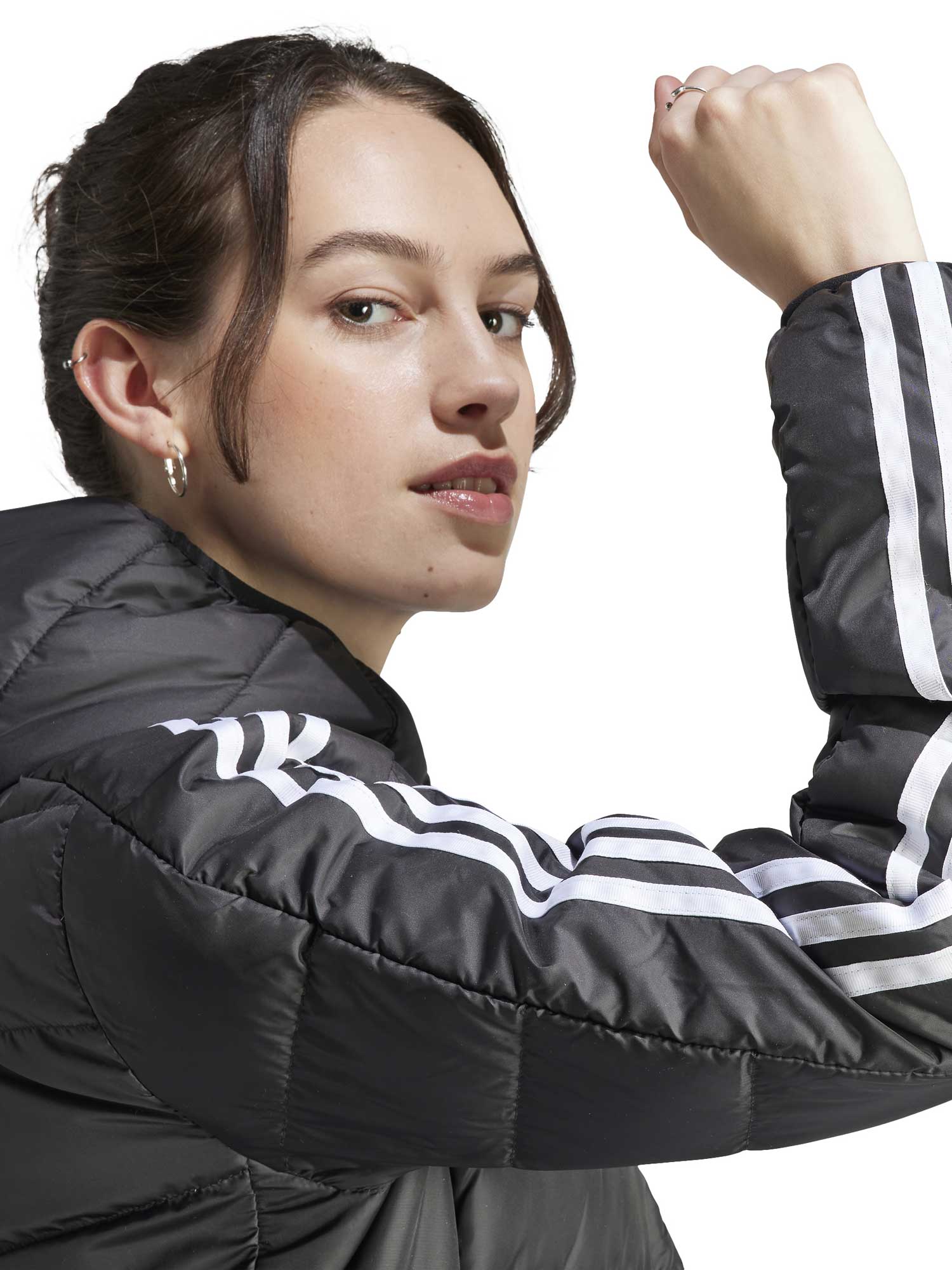ADIDAS SPORTSWEAR Яке Essentials 3-Stripes Light Down Hooded Parka