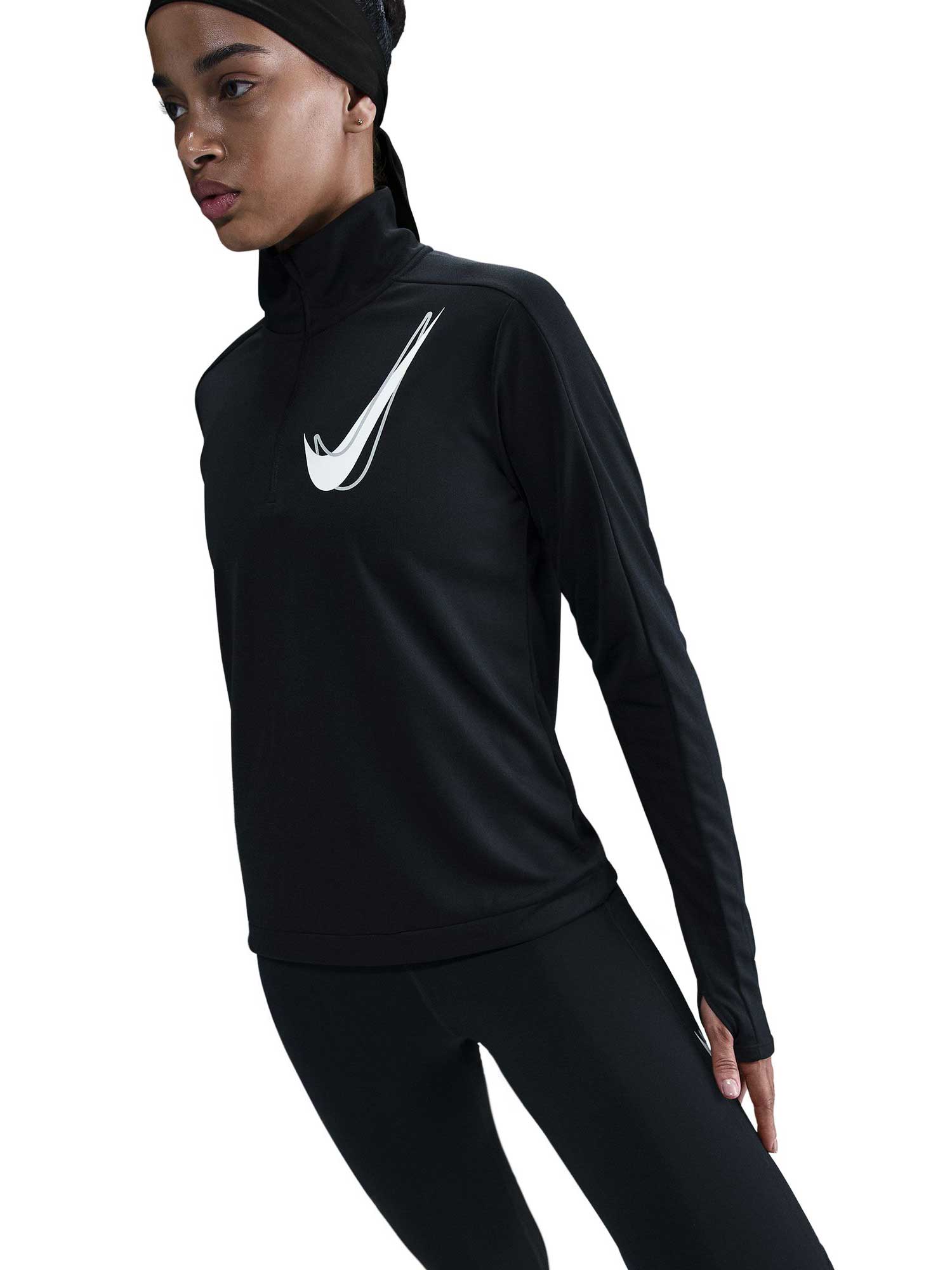 NIKE Блуза W NK SWSH HBR HZ MID