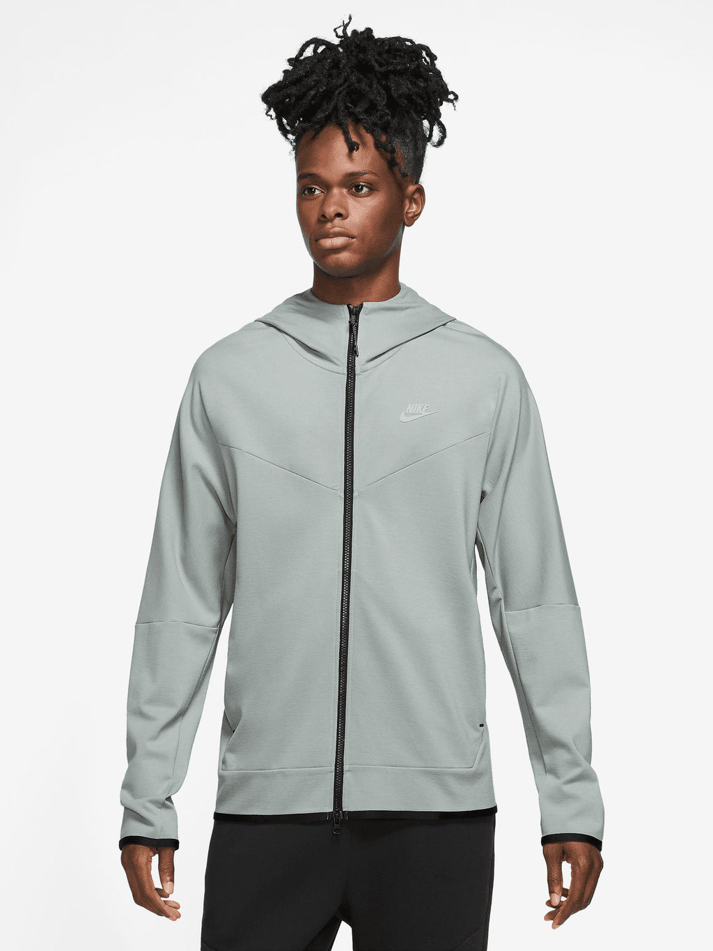 NIKE Суитшърт M NK TECH FZ LGHTWHT