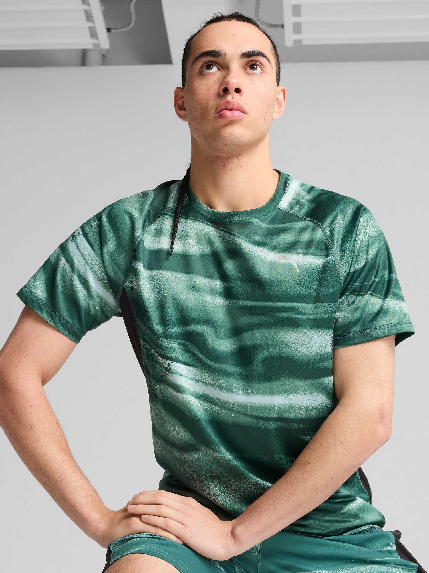 PUMA Тениска RUN VELOCITY AOP TEE M (POLY)
