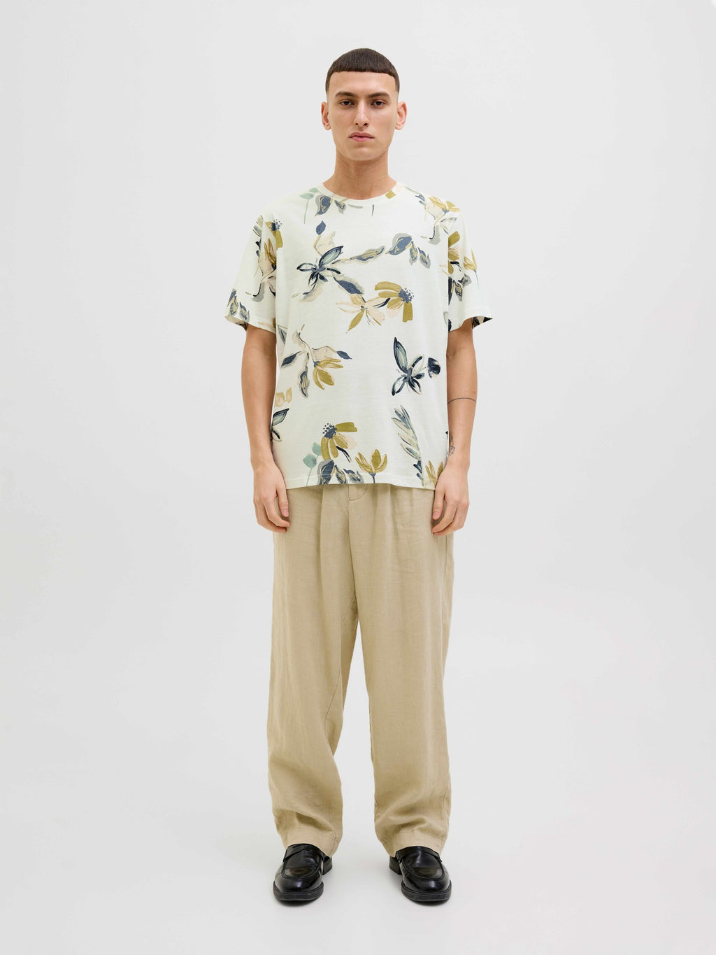 JACK & JONES Тениска JORVARENNA AOP TEE SS CREW NECK