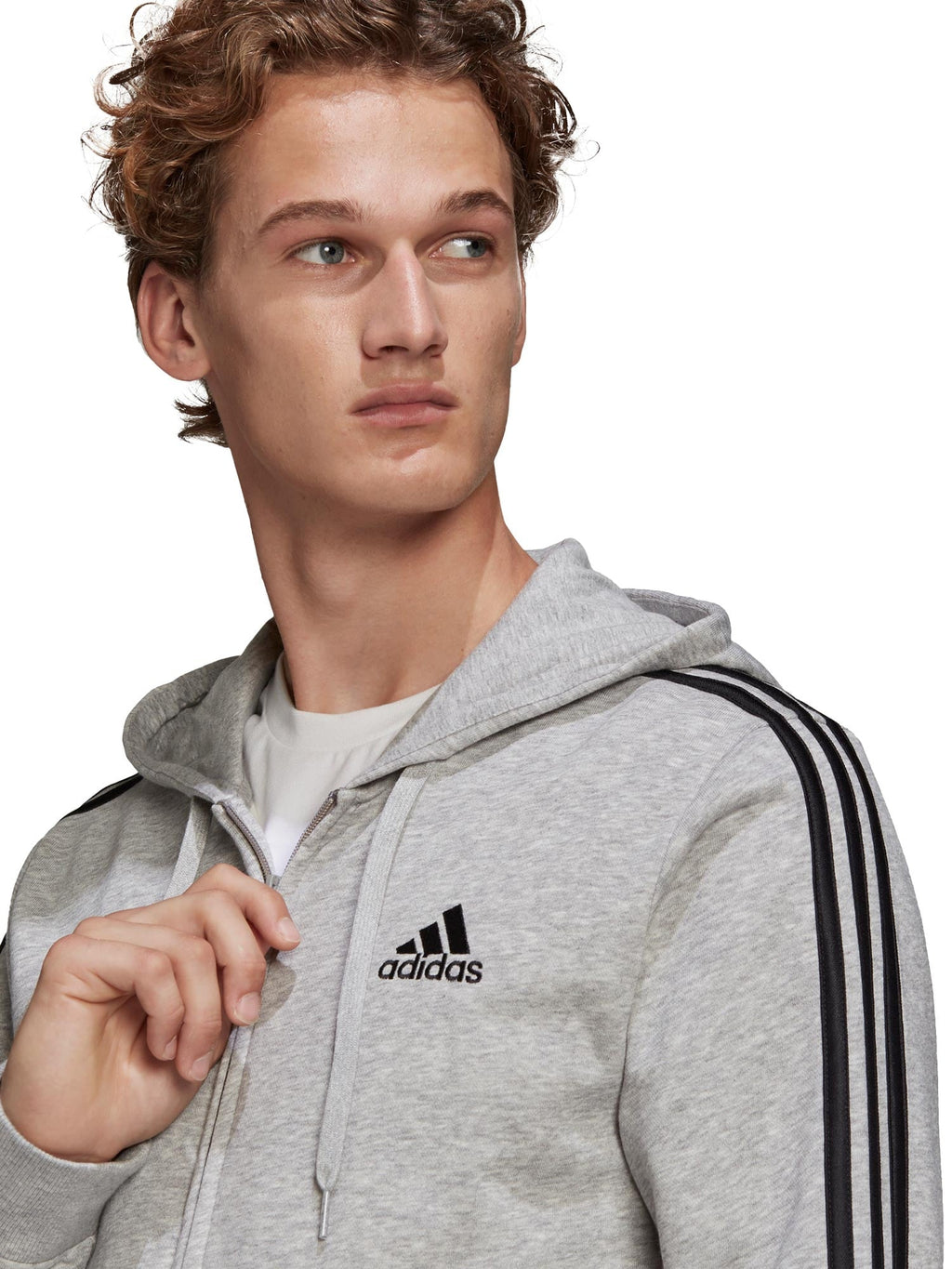 ADIDAS SPORTSWEAR Суитшърт Essentials French Terry 3-S Full-Zip