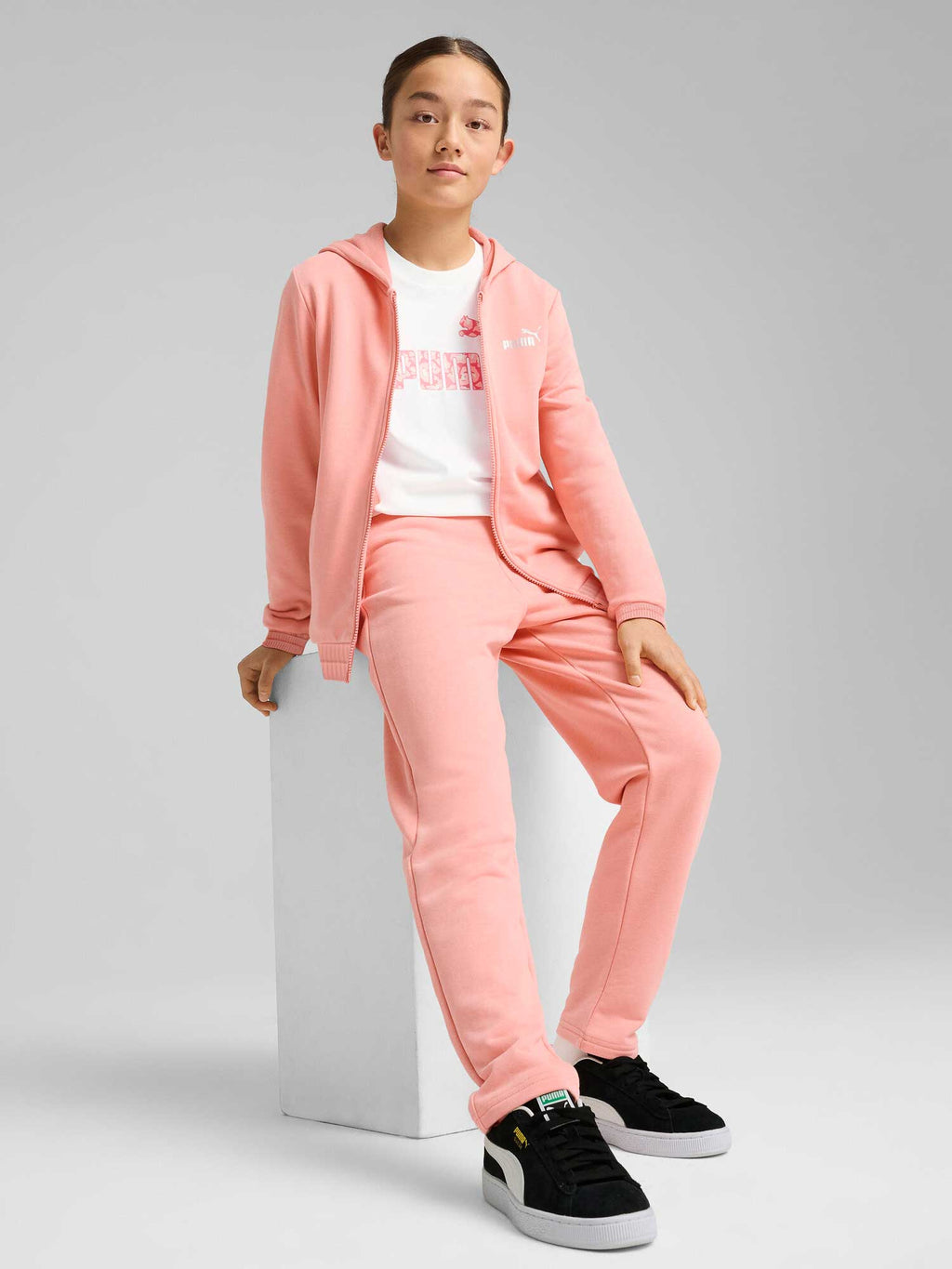 PUMA Спортен екип Metallic Hooded Sweat Suit TR G
