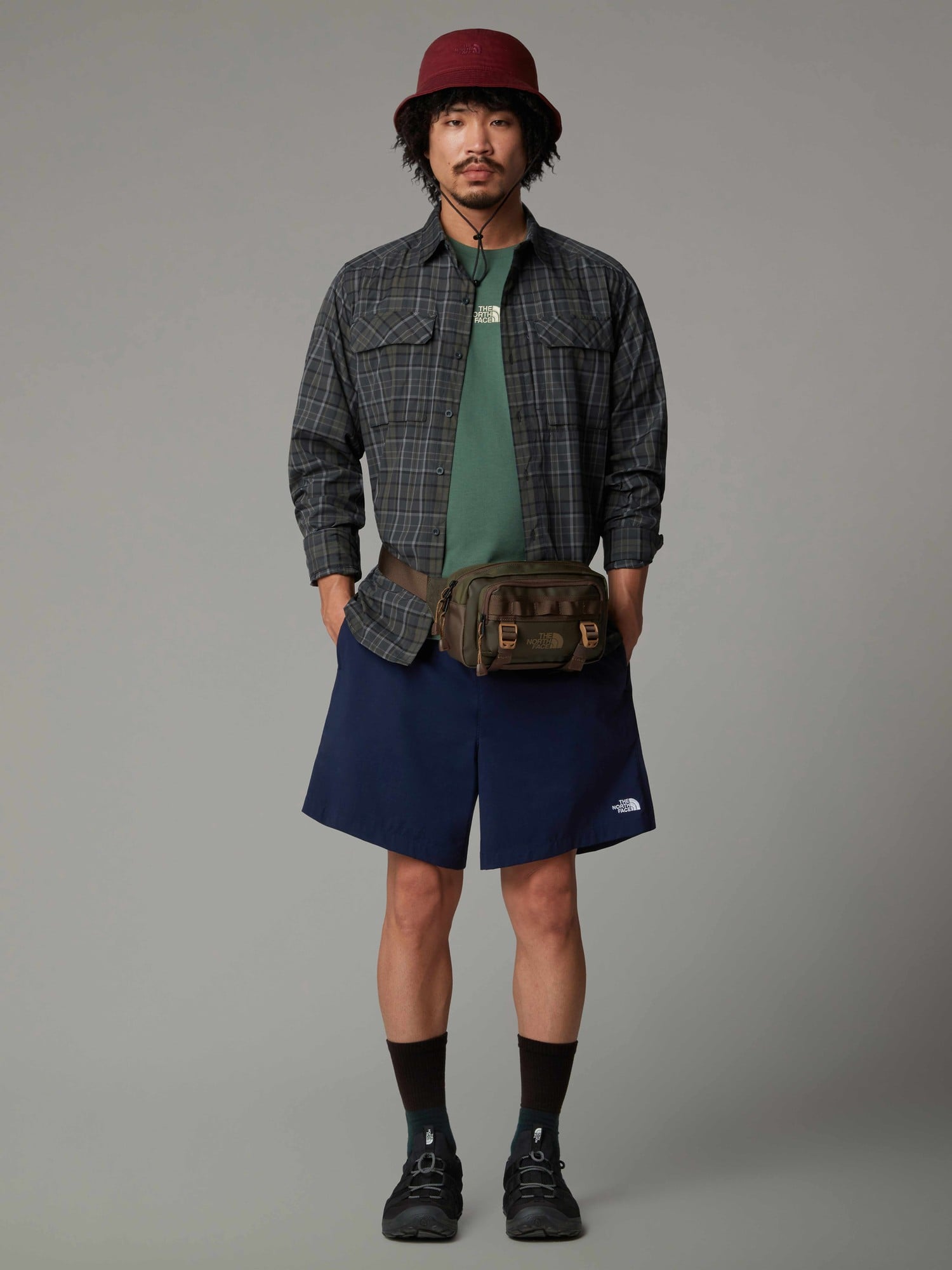 THE NORTH FACE Риза M SEQUOIA PLAID SHIRT