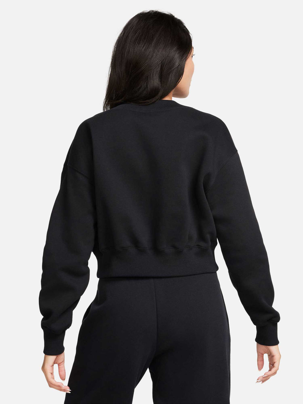 NIKE Блуза W NSW PHNX FLC CROP VNECK