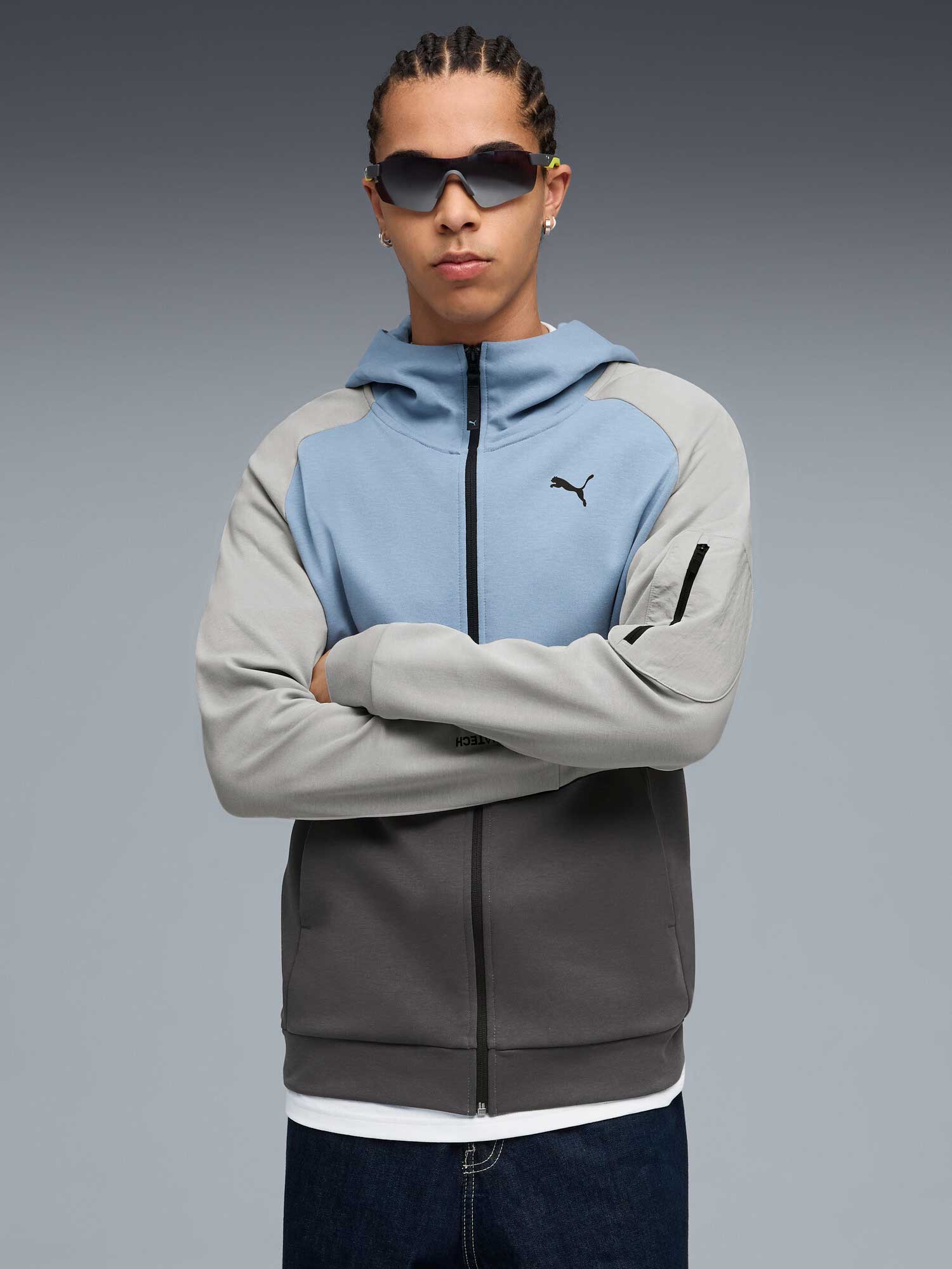 PUMA Суитшърт PUMATECH FZ Hoodie