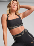 PUMA Спортен сутиен Mid Impact Deco Glam