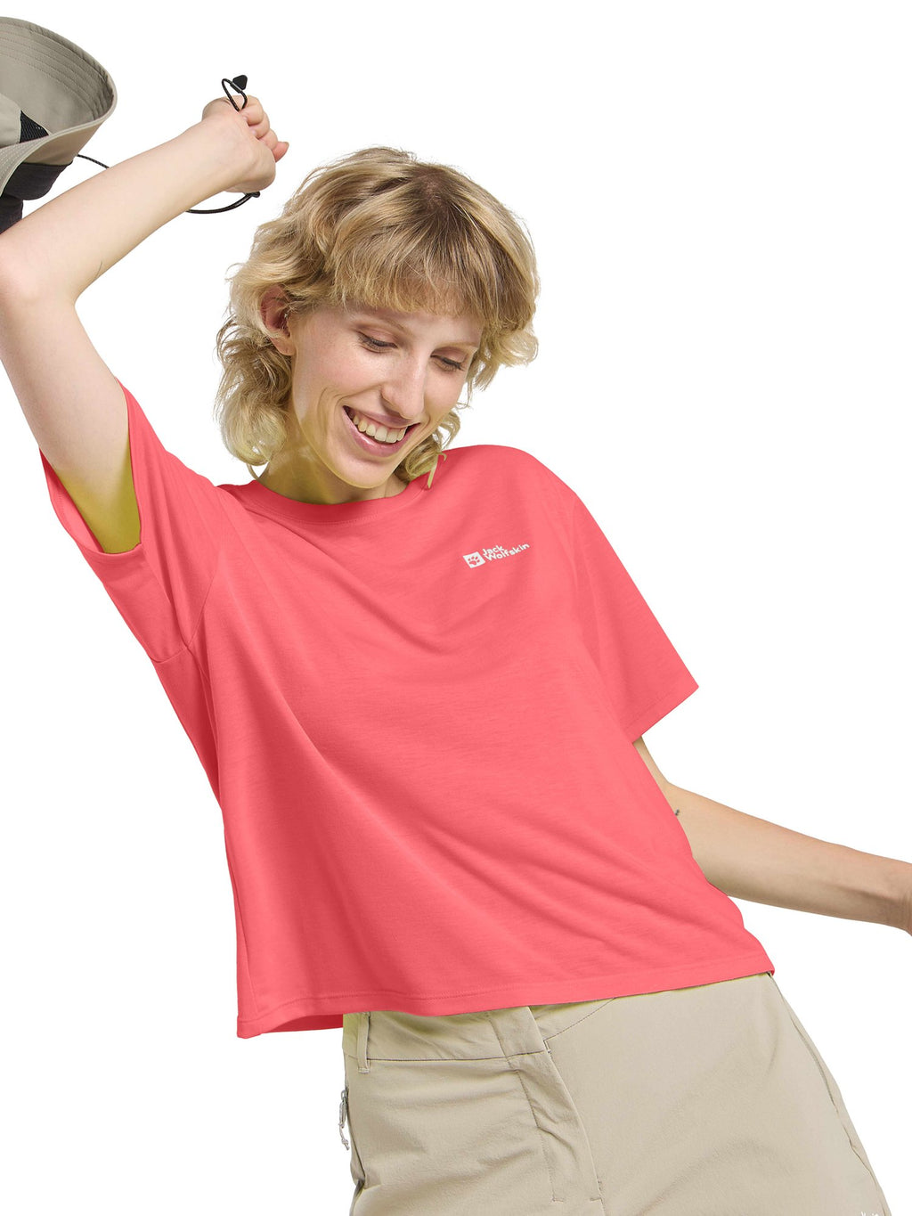 JACK WOLFSKIN Тениска VONNAN CROP T W