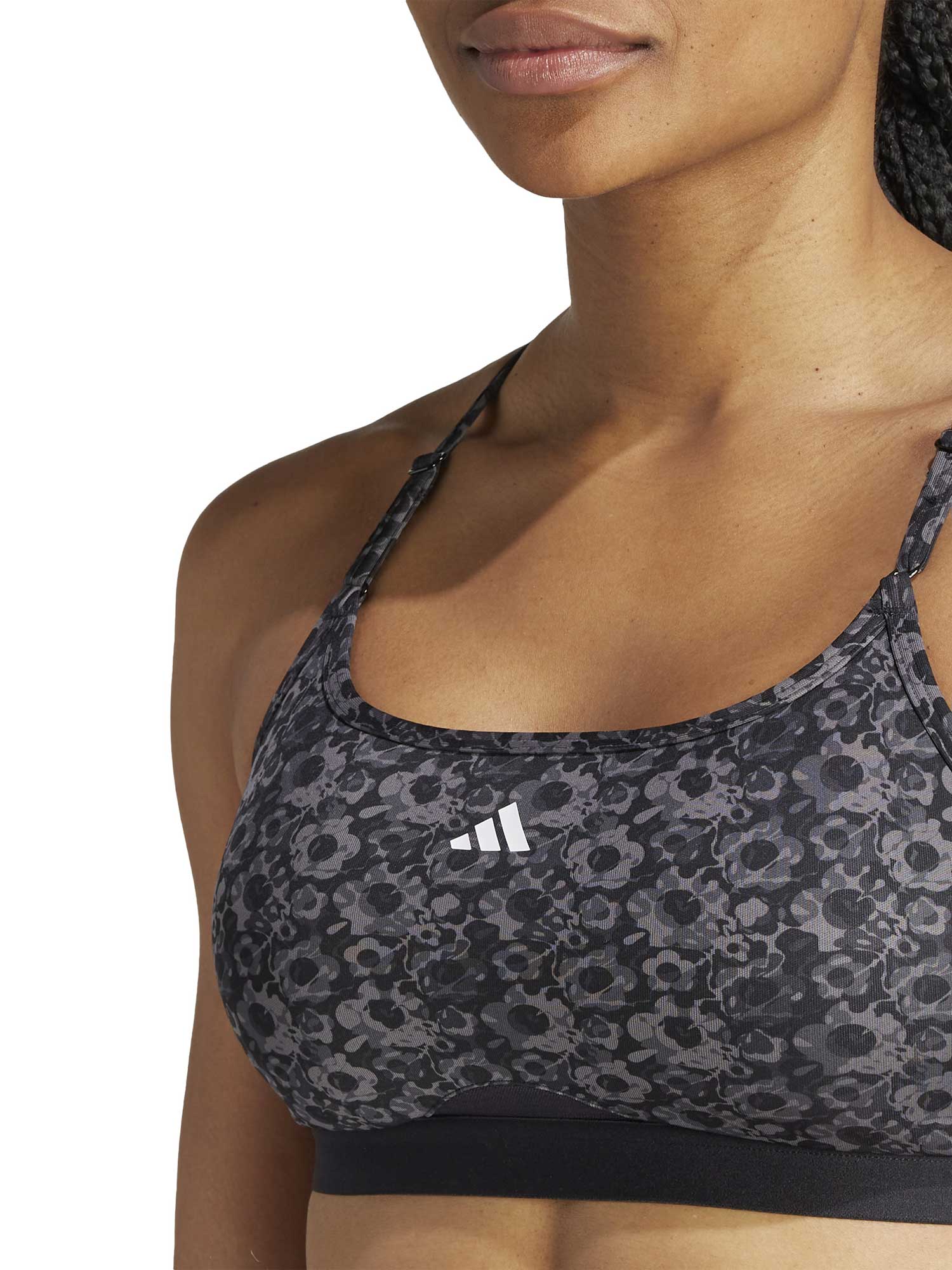 ADIDAS PERFORMANCE Спортен сутиен Aeroreact Training Floral Print