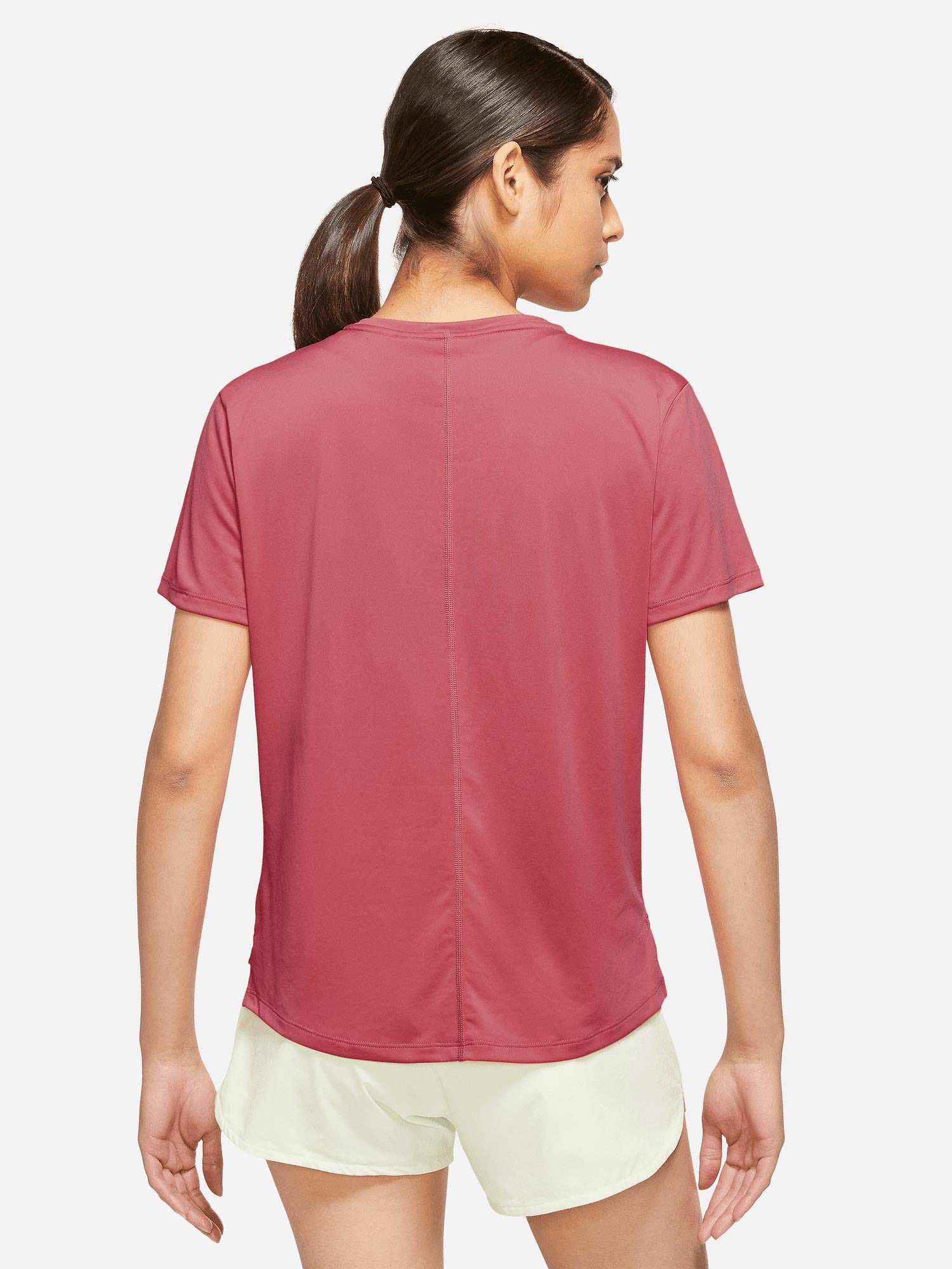 NIKE Тениска W NK ONE DF SWSH HBR SS